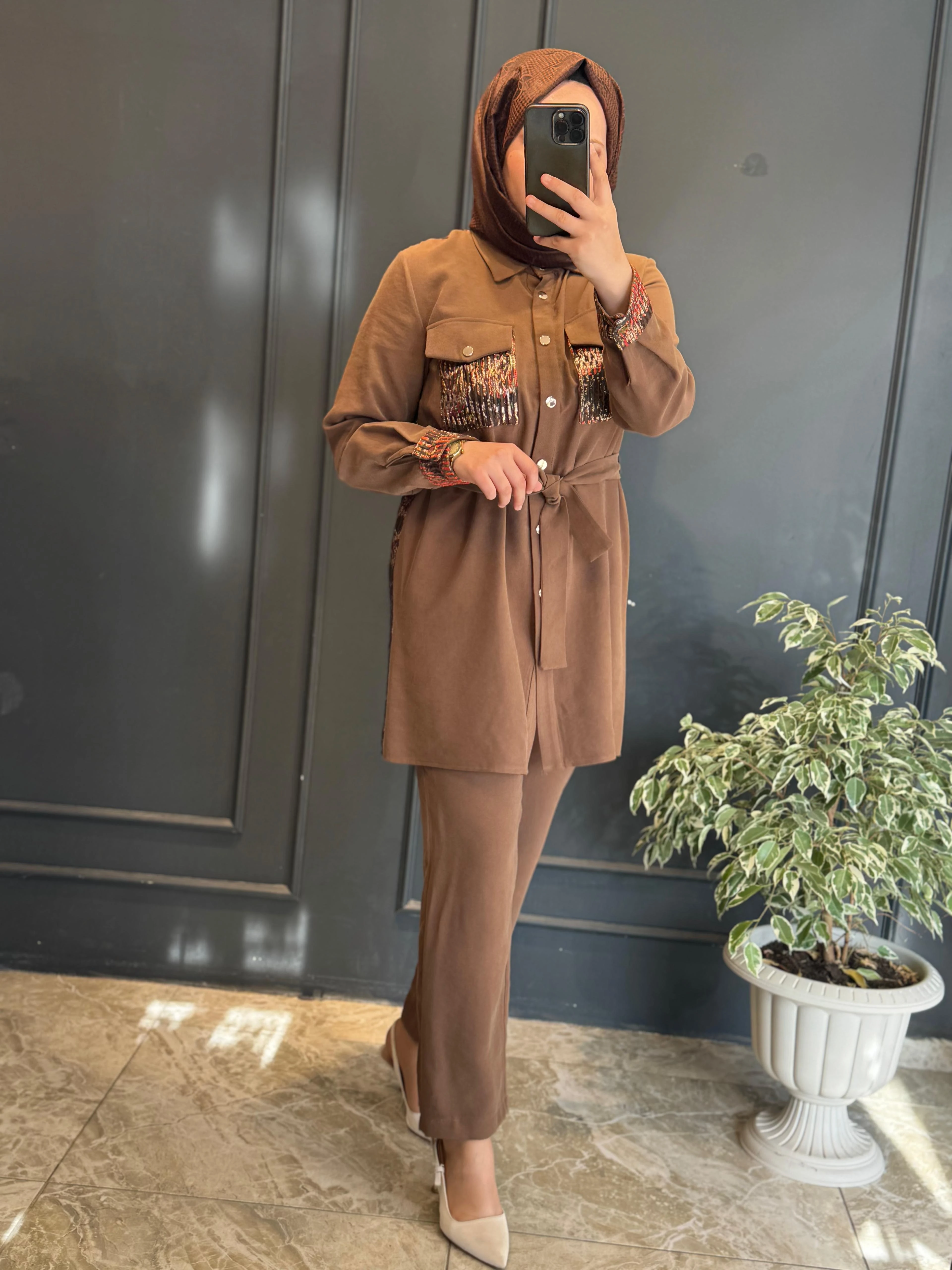 SELİNADA FASHİON JAKARLI TAKIM