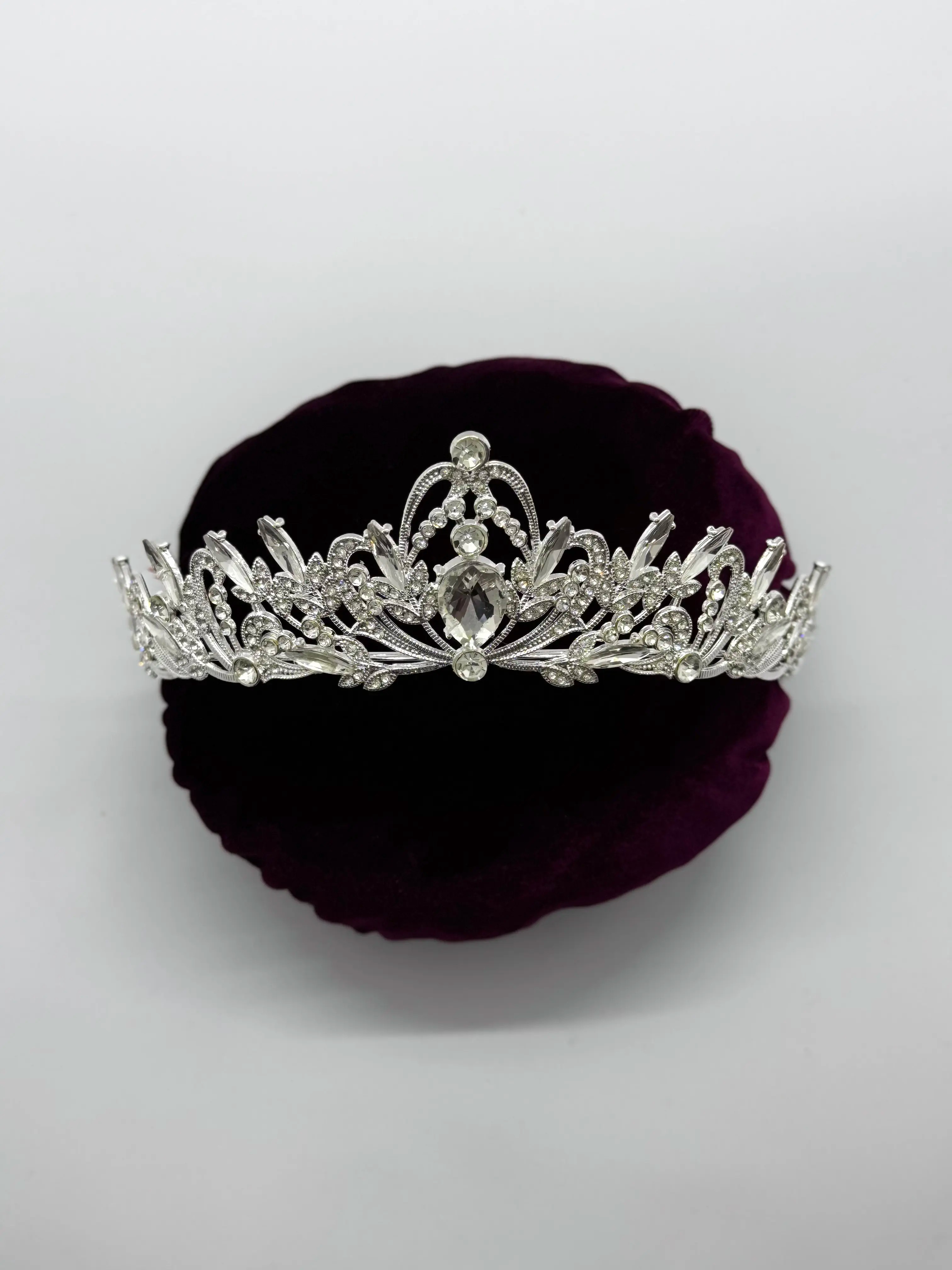 Shimmering Cascade Tiara Gelin Tacı