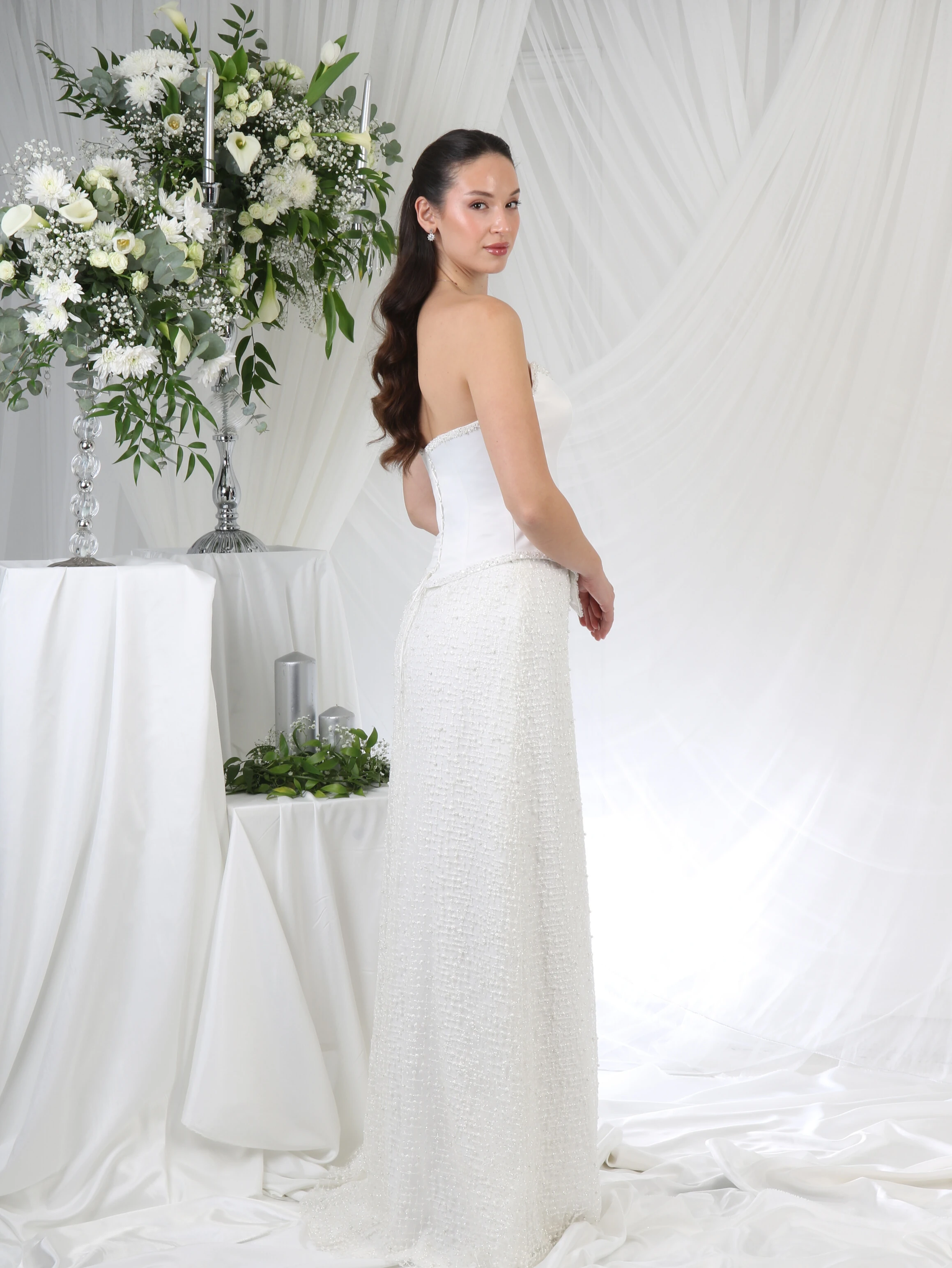 Celestial Elegance A Kesim Nişan Elbisesi