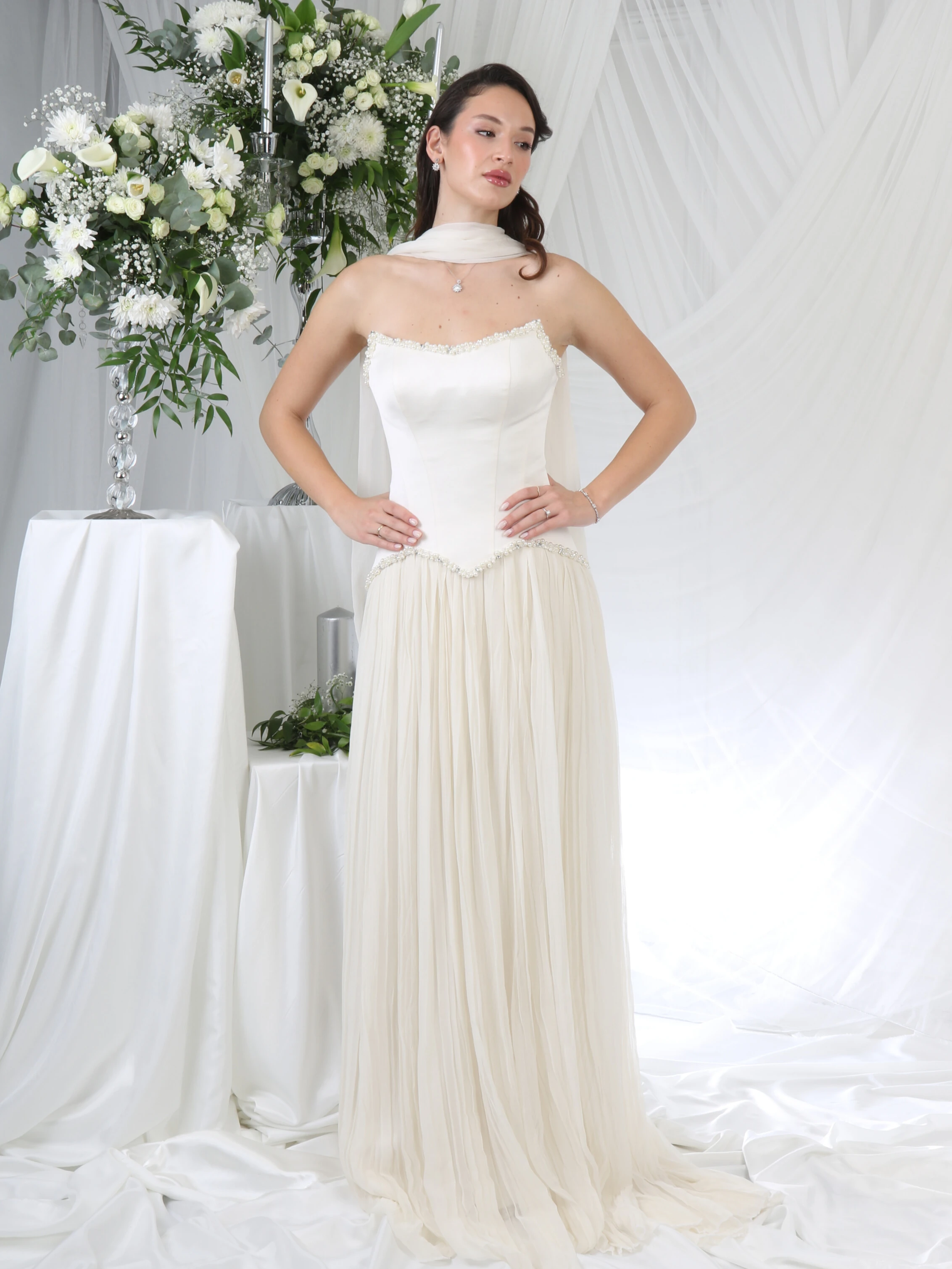 Captivating Affection Uzun Nişan Elbisesi