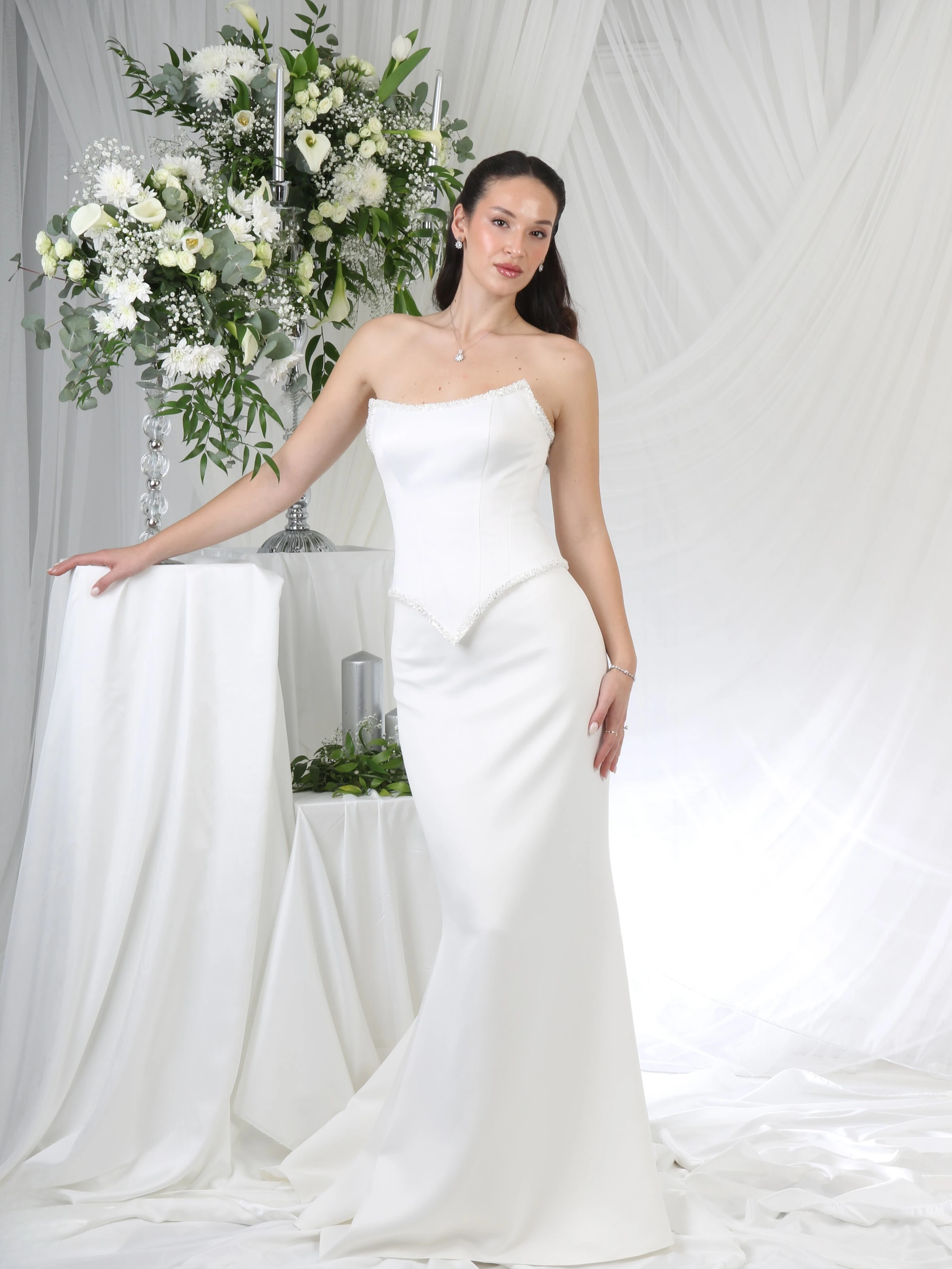 Embrace Balık Kesim Nişan Elbisesi