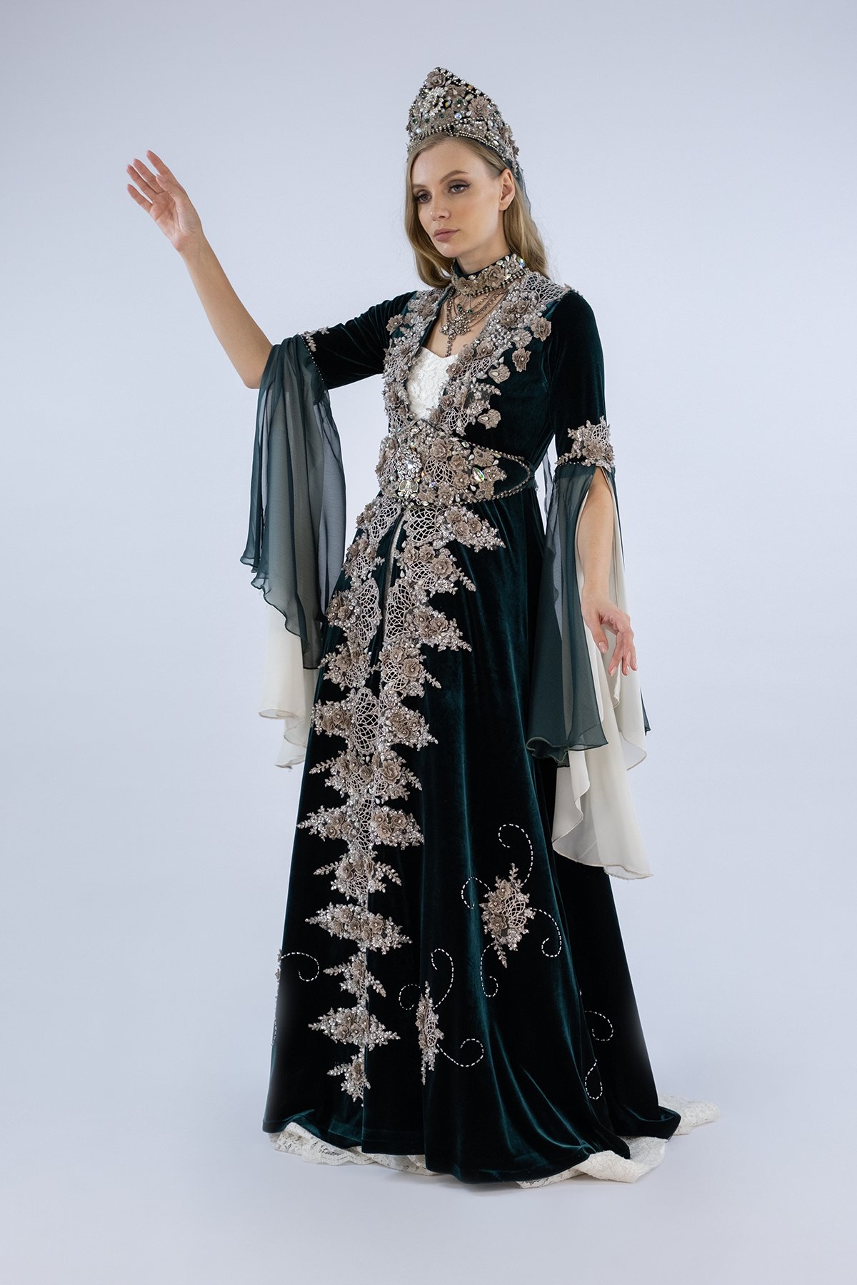 Angelic Radiance Kaftan Bindallı