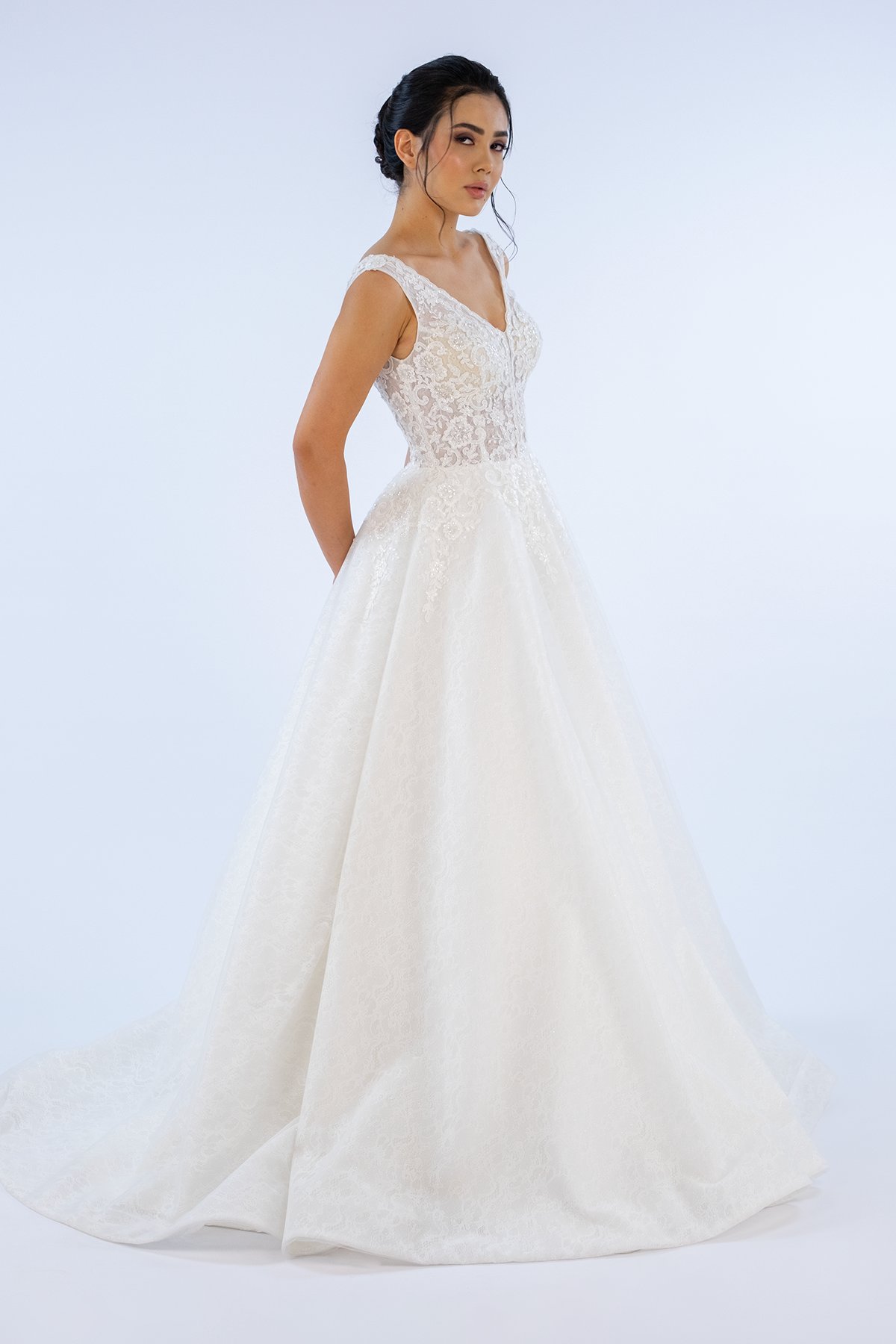 Brave Opulence Dantel Gelinlik
