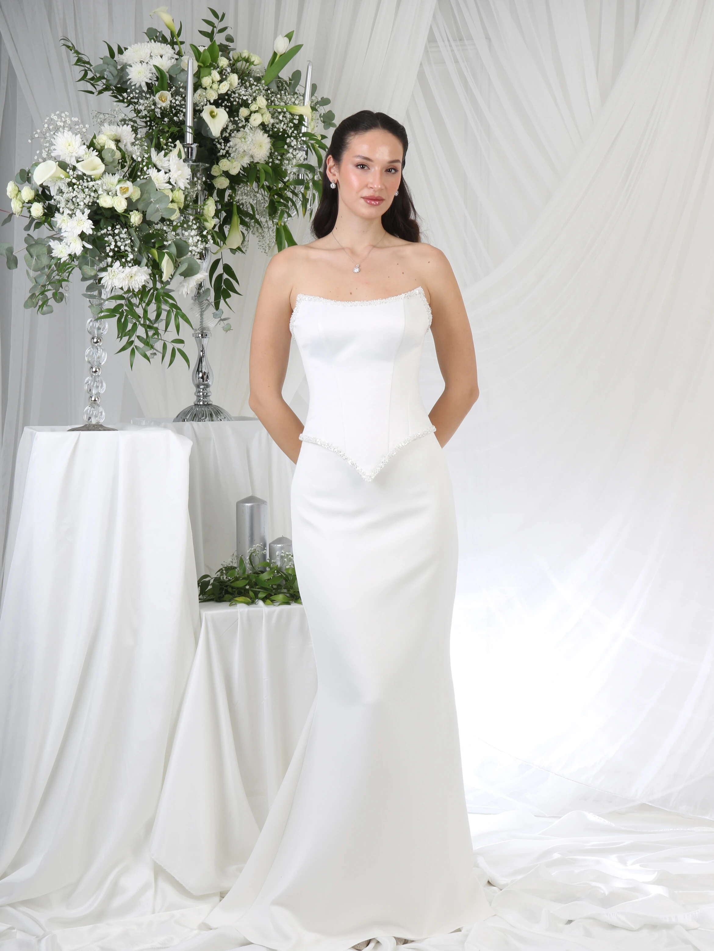 Embrace Balık Kesim Nişan Elbisesi