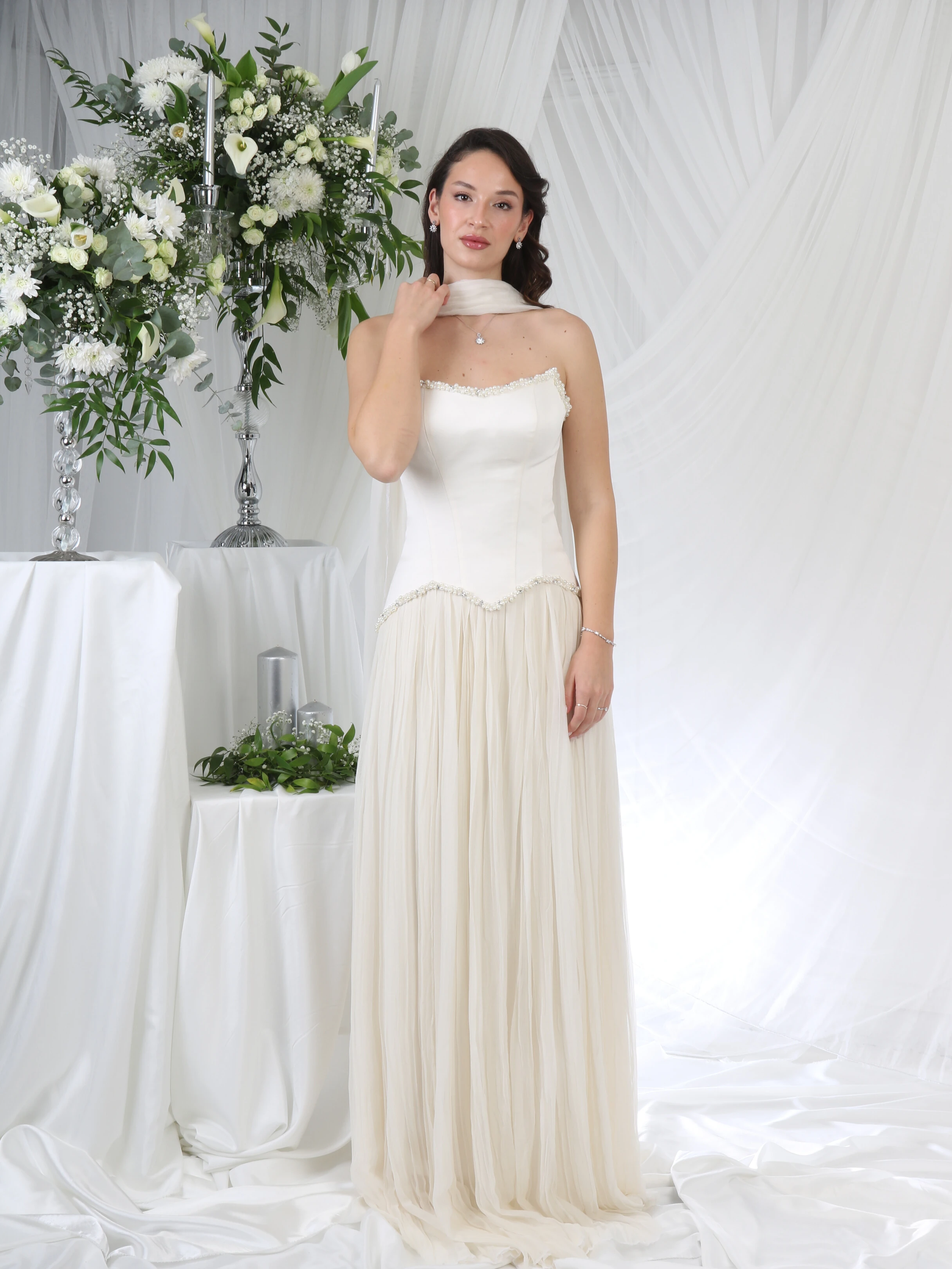 Captivating Affection Uzun Nişan Elbisesi