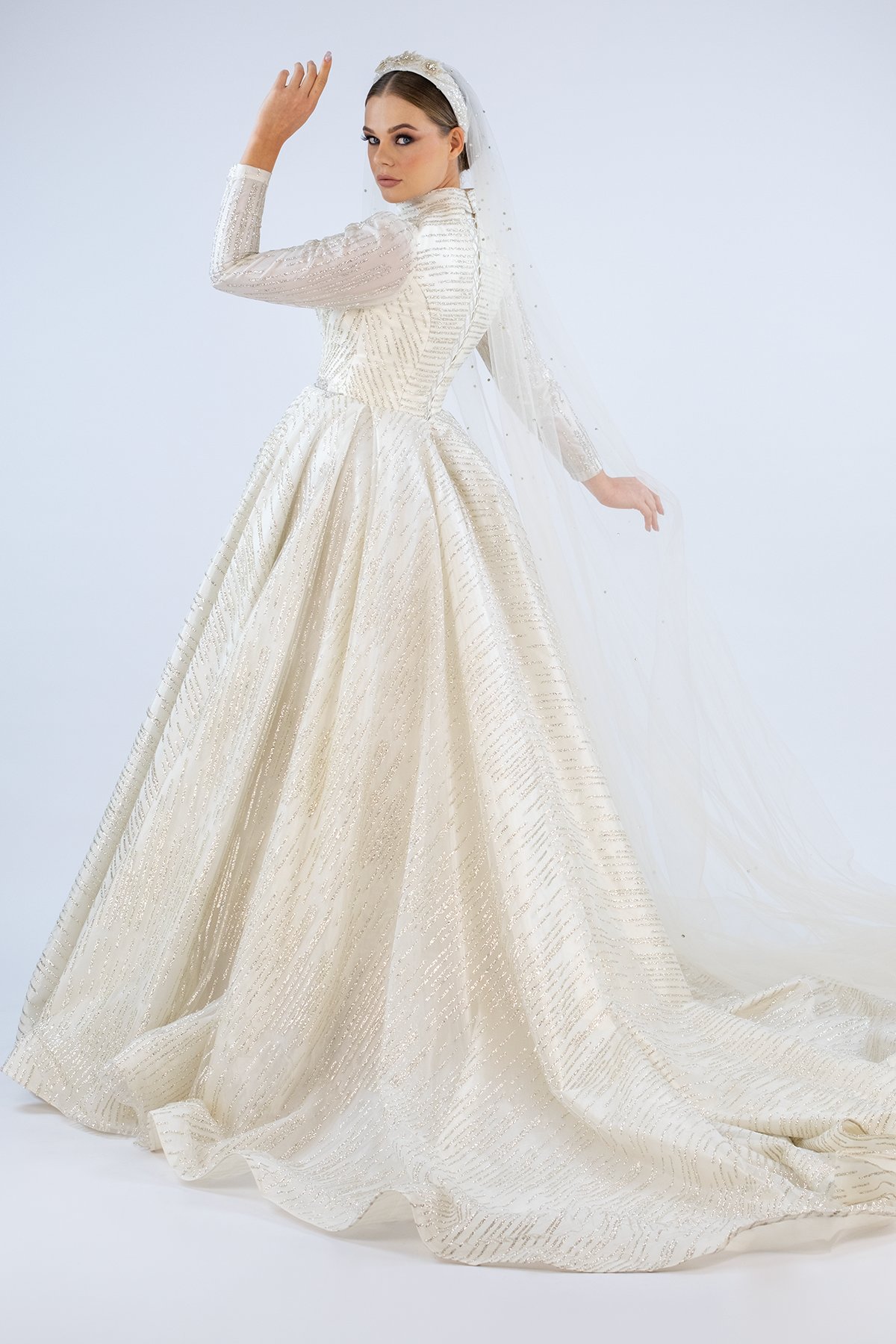 Cherished Glamour Tesettür Gelinlik