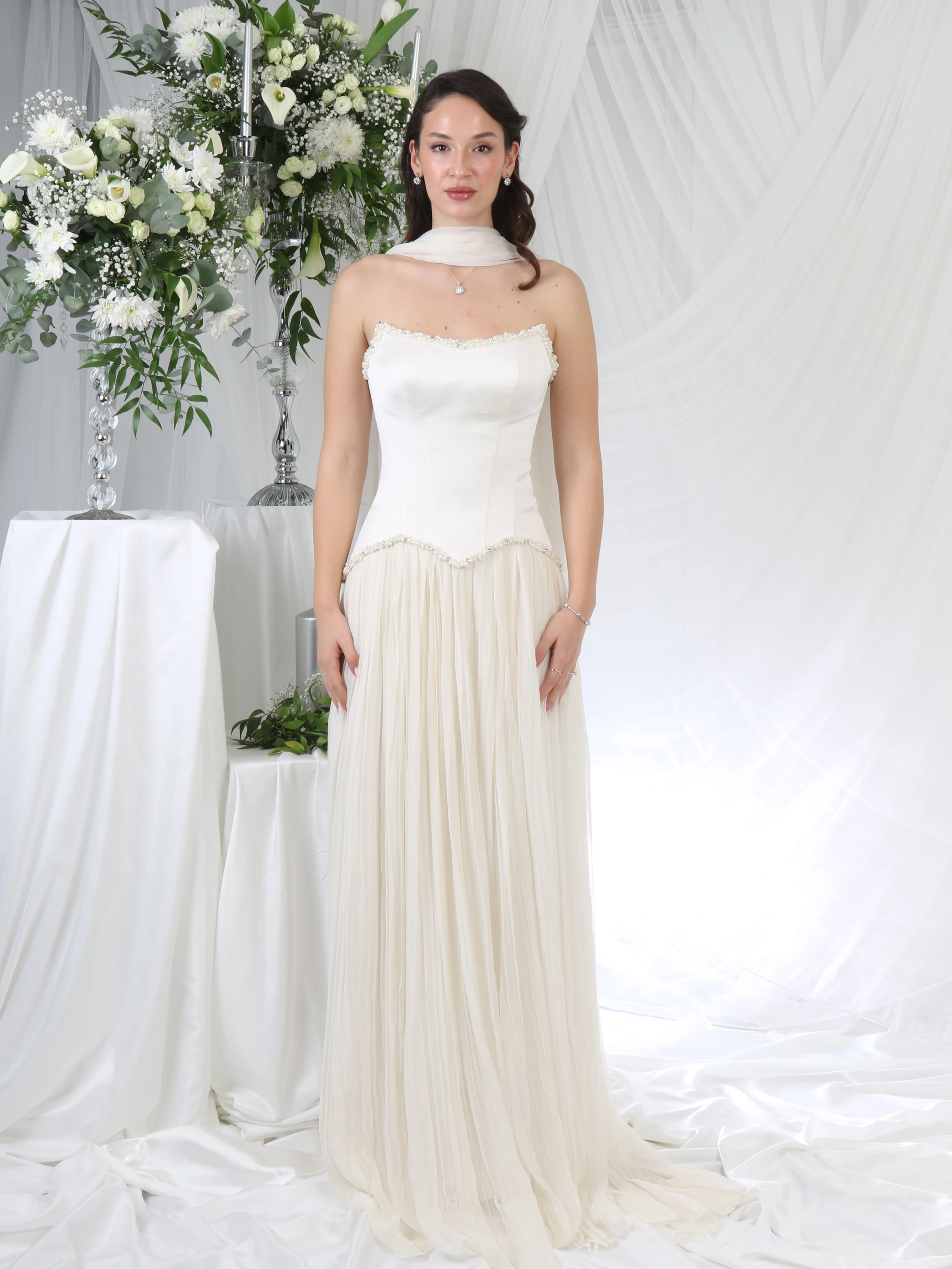 Captivating Affection Uzun Nişan Elbisesi