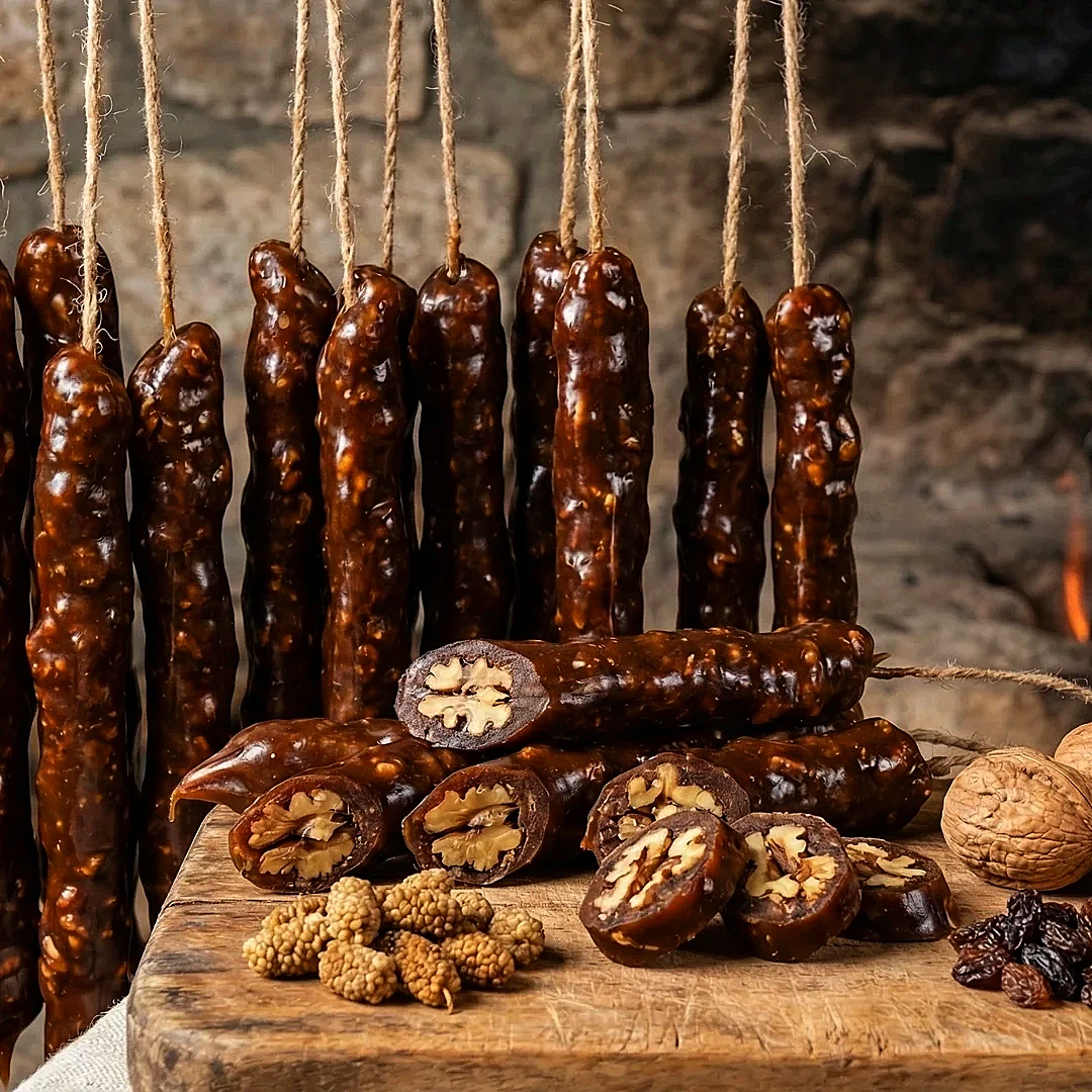 Doğal Cevizli Sucuk (Köme)