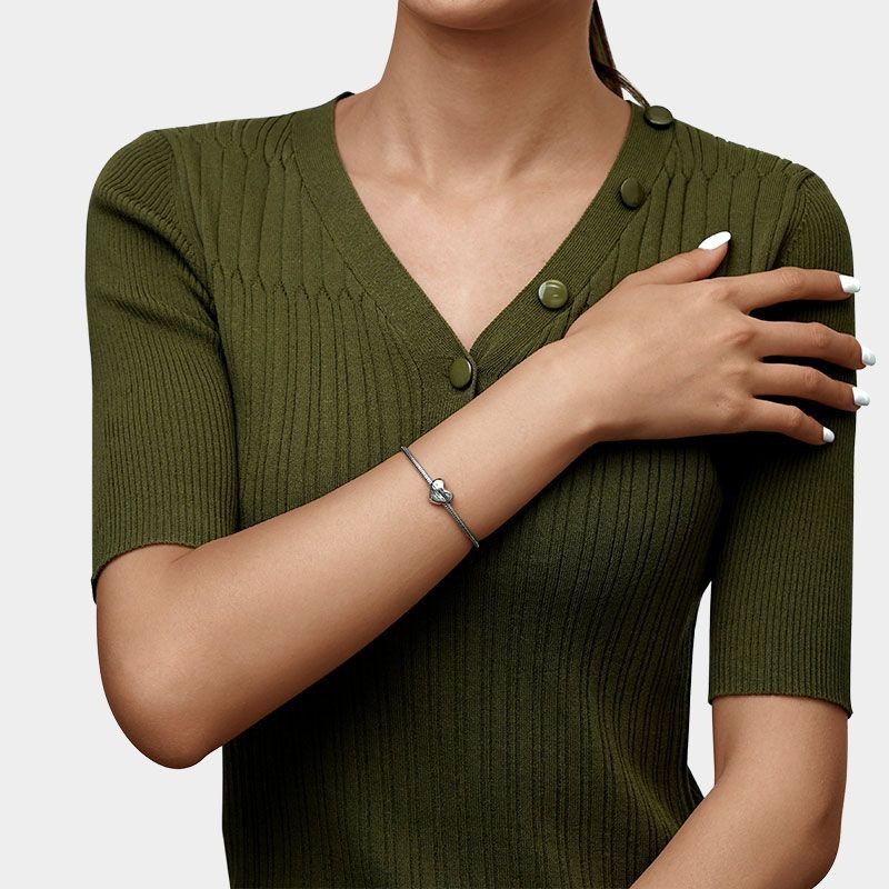 "Yapabileceğine İnandı ve Başardı" Kalp Charm, 925 ayar Gümüş