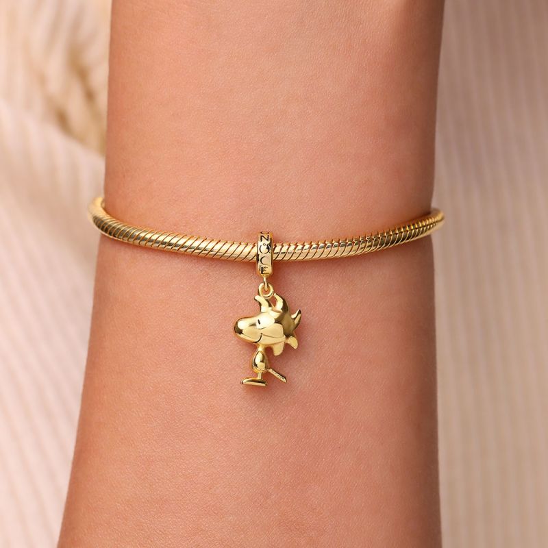 Peanuts Woodstock Sallantılı Charm, 925 Ayar Gümüş
