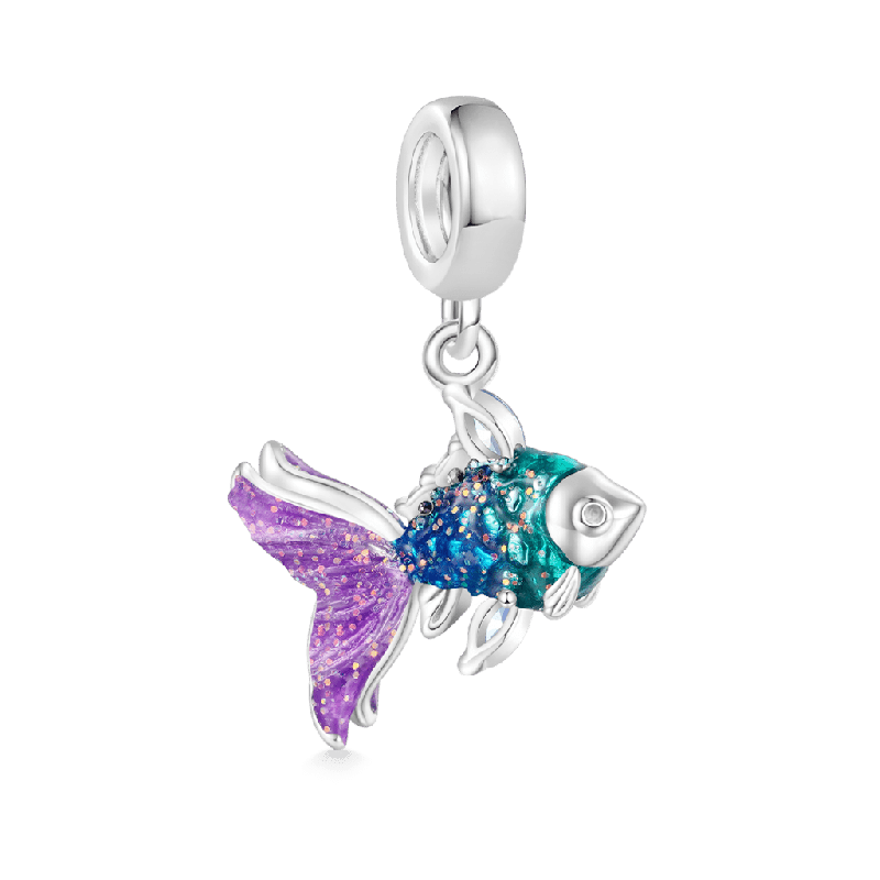 Goldfish - Japon Balığı Charm, 925 Ayar Gümüş