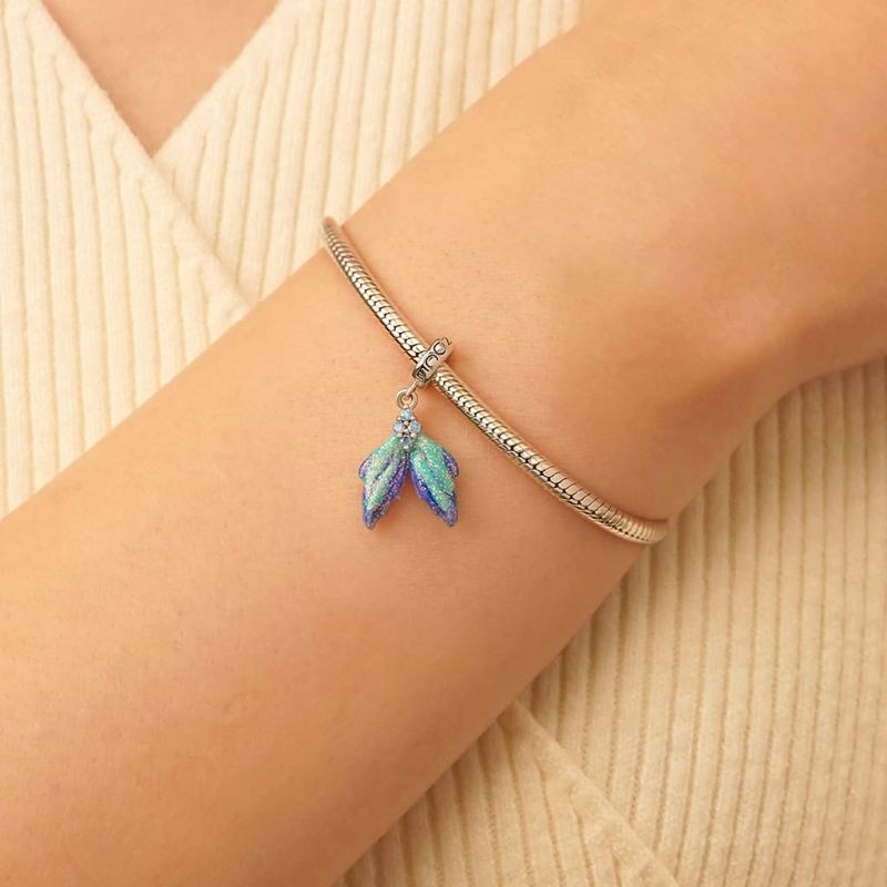 Denizkızı Kuyruğu Charm, 925 Ayar Gümüş