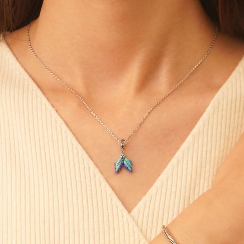 Denizkızı Kuyruğu Charm, 925 Ayar Gümüş