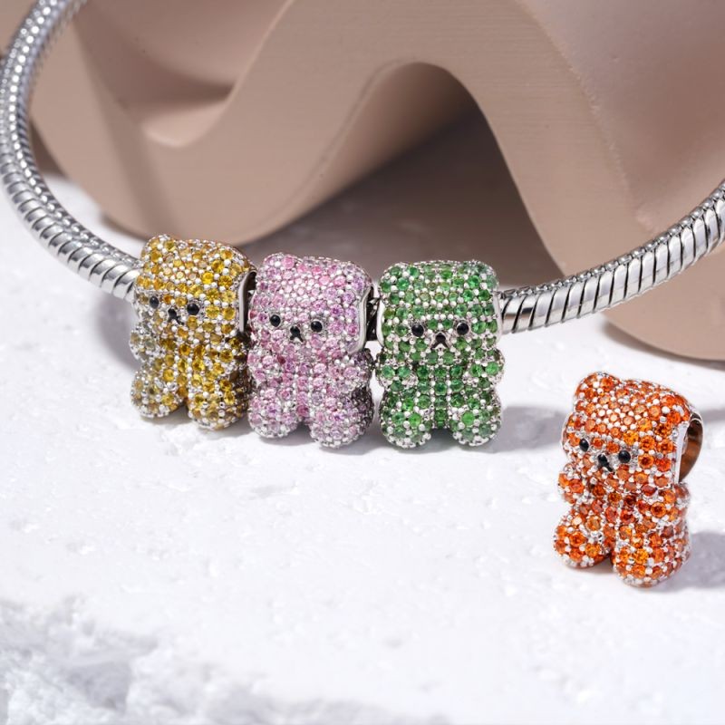Jelibon Ayıcık Charm, 925 Ayar Gümüş
