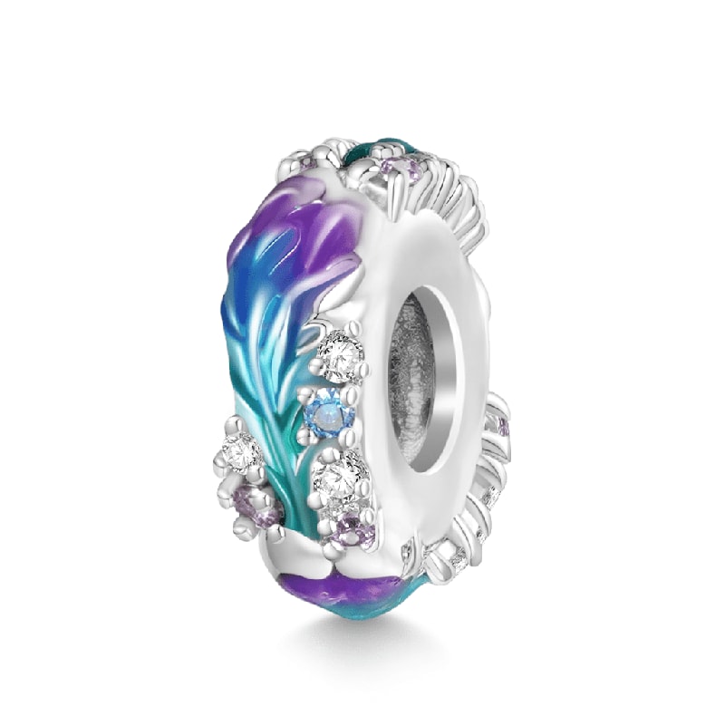 (18cm Klasik Bileklik) ve (Phoenix Tüyü Stoper Charm) ve (Aytaşı Kuğu Charm), 925 Ayar Gümüş