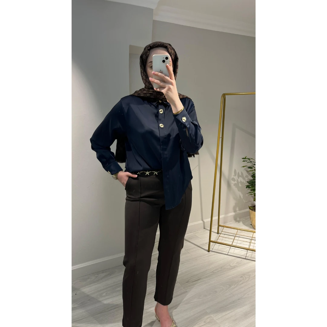 Kahverengi Scuba Pantolon