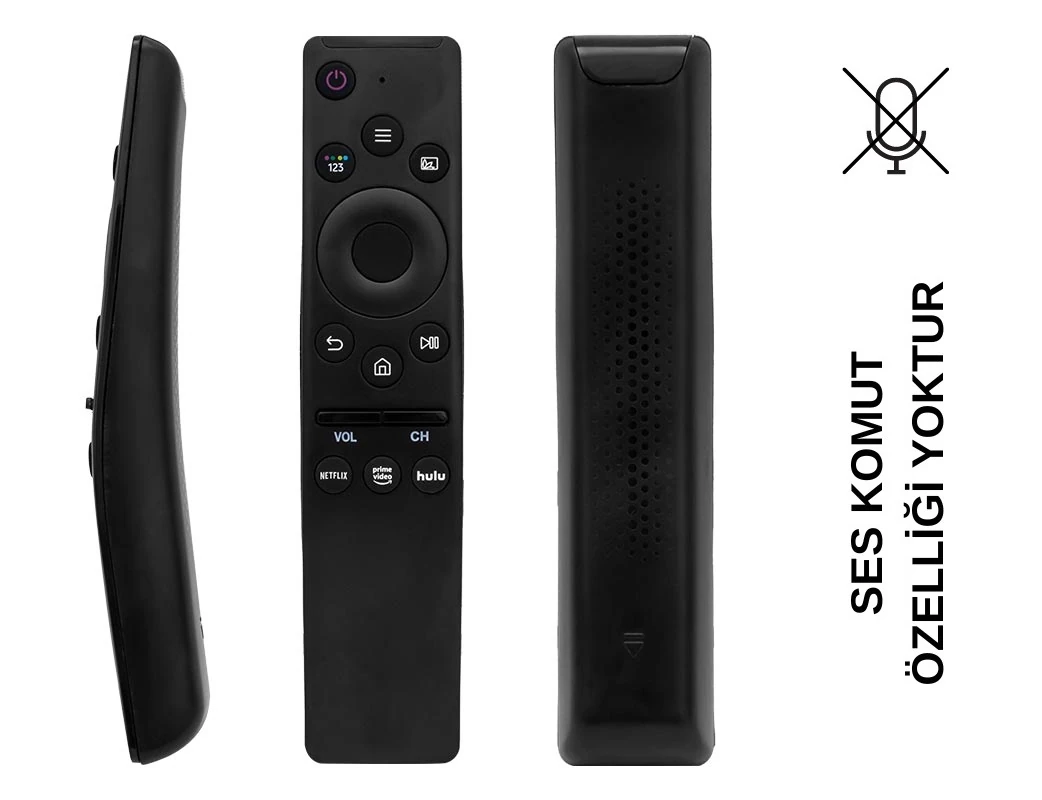 (SES KOMUTSUZ) HUAYU KL SAMSUNG RM-L1619 NETFLIX-PRİME VİDEO-HULU TUŞLU LCD LED TV SİHİRLİ KUMANDA (40080=14892)