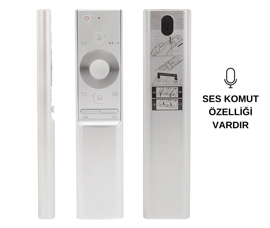 (SES KOMUTLU ) HUAYU KL SAMSUNG RM-J1300 V1 LCD LED SMART TV VOICE CONTROL UNIVERSAL SİHİRLİ BLİSTERLİ KUMANDA