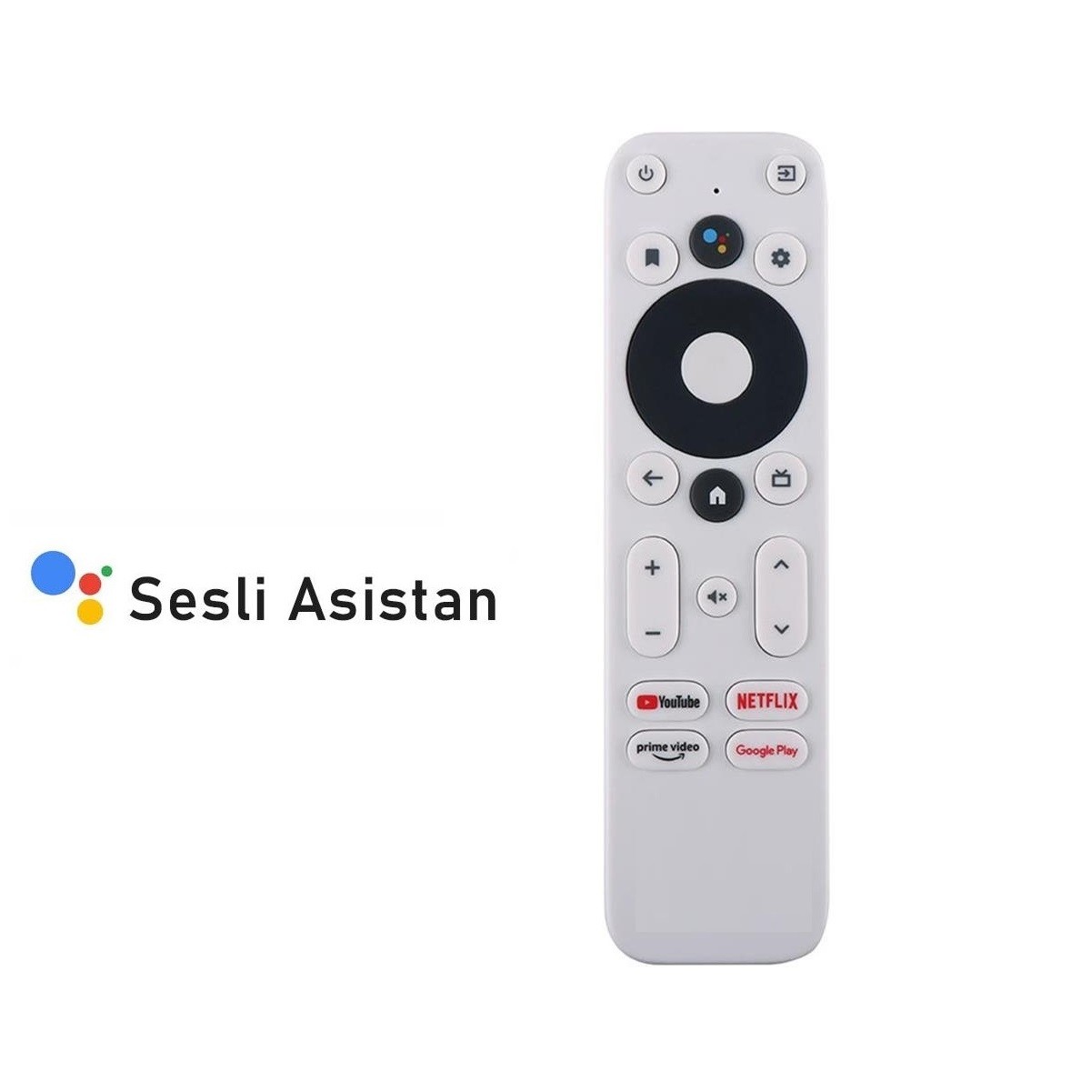 (SES KOMUTLU) Mecool KM2 Hometech Android box Uzaktan Kumanda
