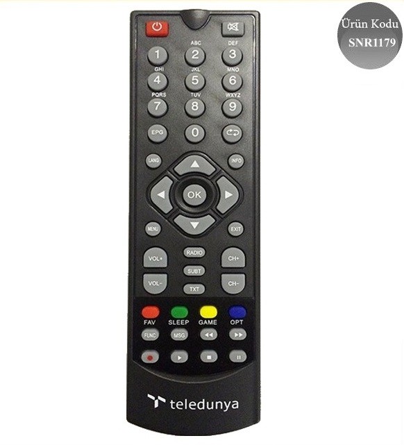 Teledünya 8800 HD Uydu Alıcı Kumandası