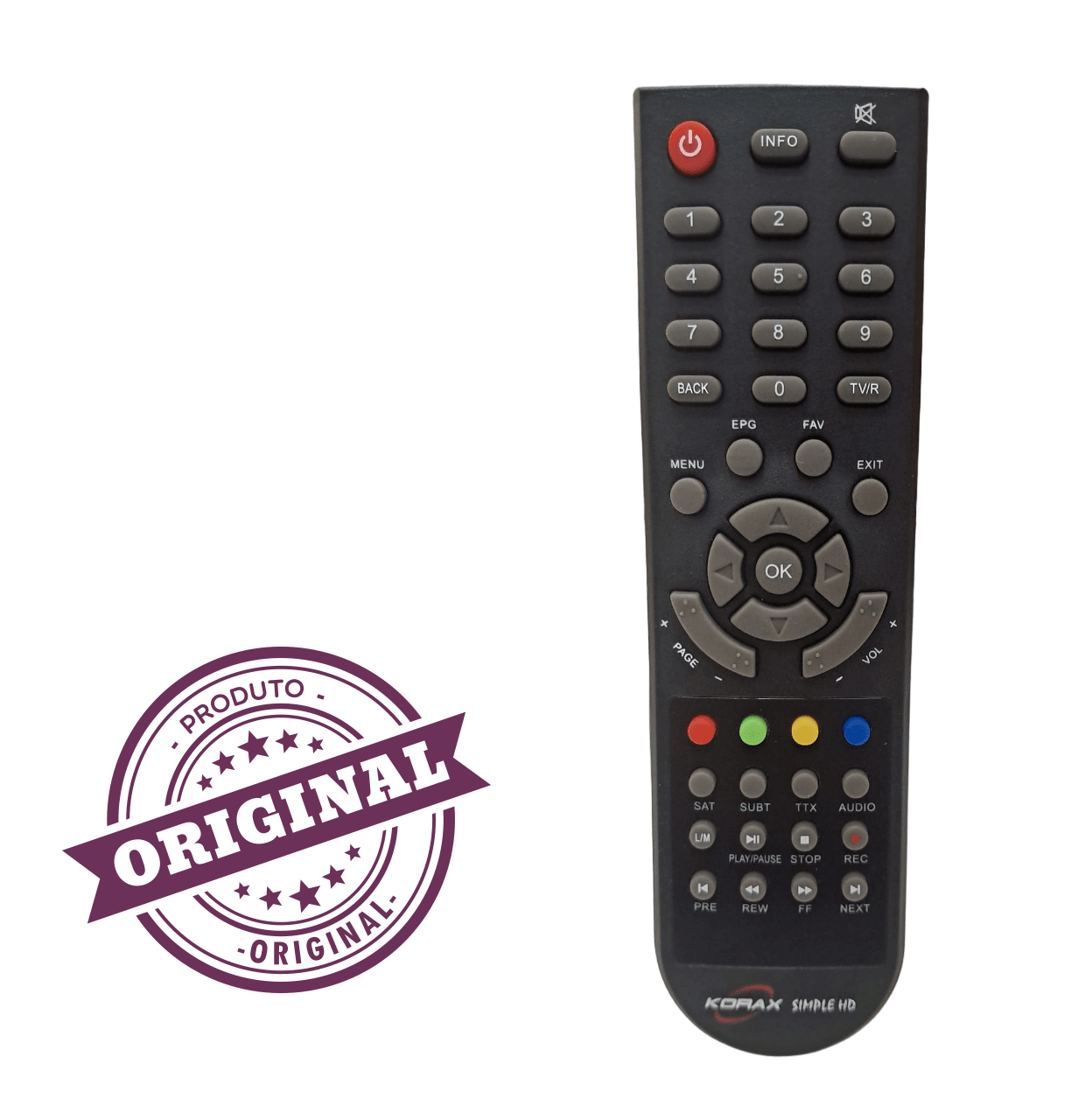 ORJİNAL KORAX SIMPLE HD UYDU ALICISI KUMANDASI