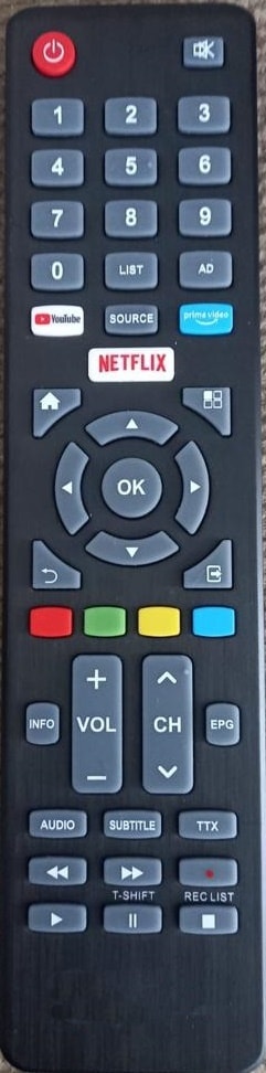 DİJİTSU NETFİXLİ 733 Next YE-50020 4K 50 TV Orijinal Kumanda UK781