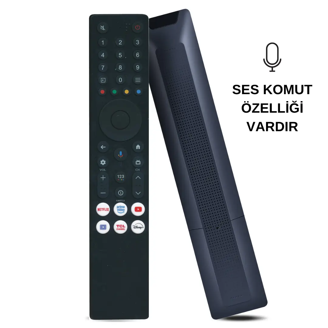 Tcl Remote Rc833a TCL RC 833A FMB1 YENİ SESLİ LCD LED TV KUMANDASI