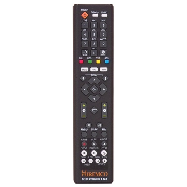 Hiremco FX Turbo HD Uydu Alıcı Kumandası