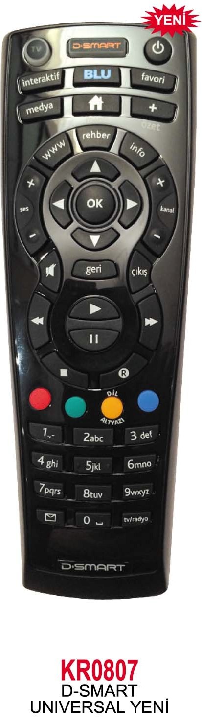 DSMART UNIVERSAL BLU UYDU KUMANDASI