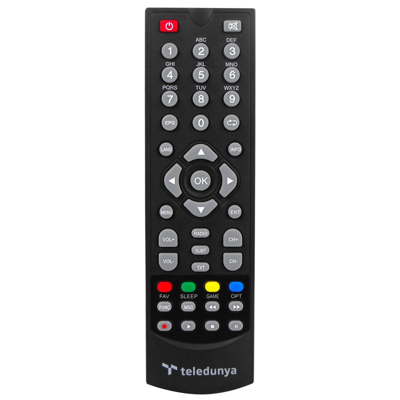 Teledünya 8800 HD Uydu Alıcı Kumandası