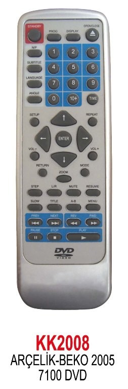 ARÇELİK BEKO 2005 7100 DVD KUMANDASI