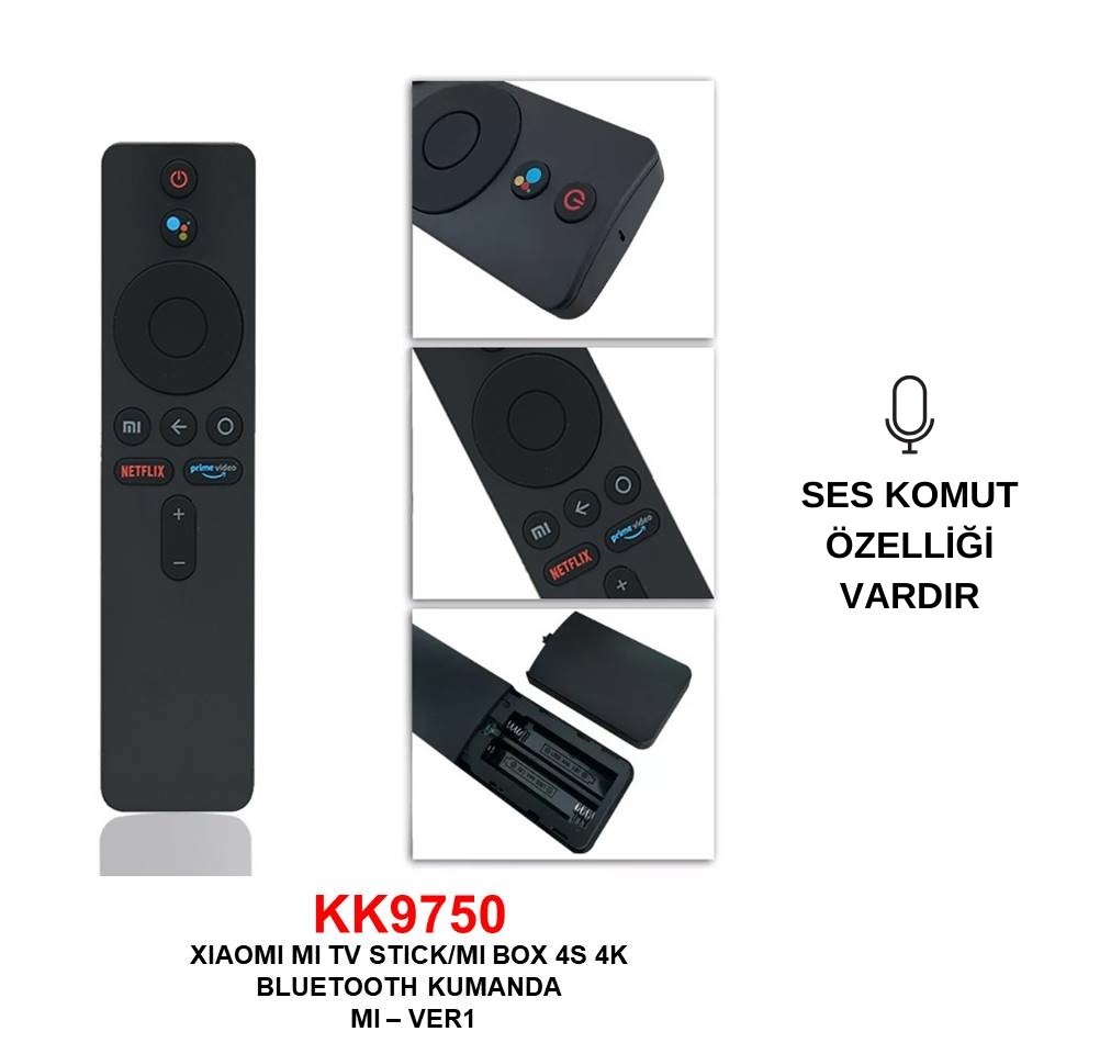 (SES KOMUTLU) XIAOMI MI TV STICK/MI BOX 4S 4K VER.1 NETFLIX-PRIME