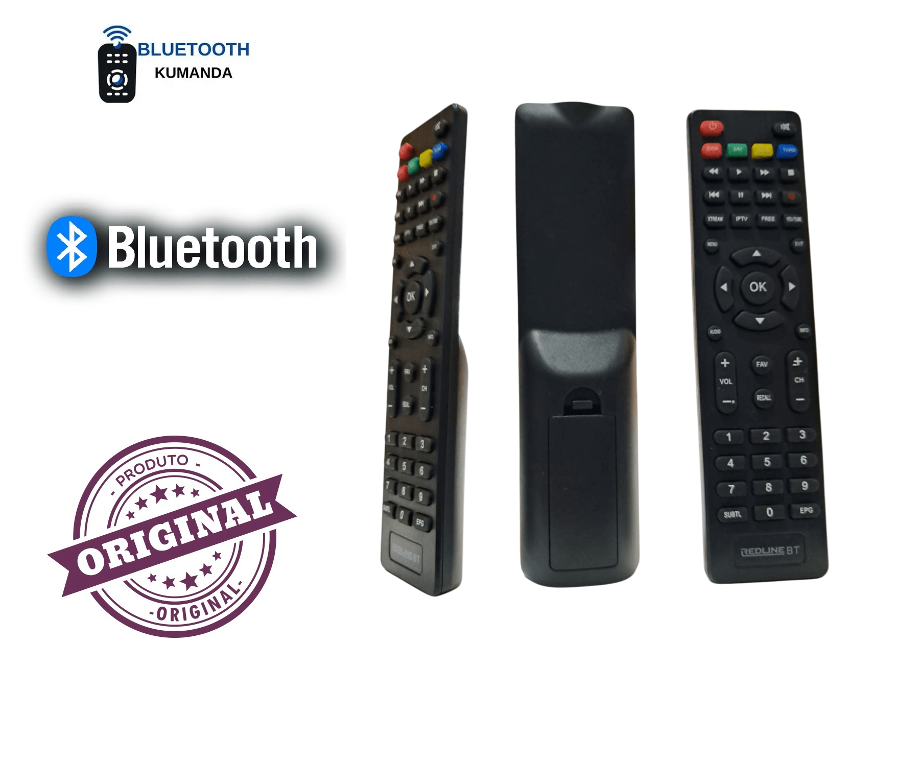 (ORJİNAL BLUETOOTTLU) Redline S55 Full HD Dijital Uydu Alıcı Kumandası