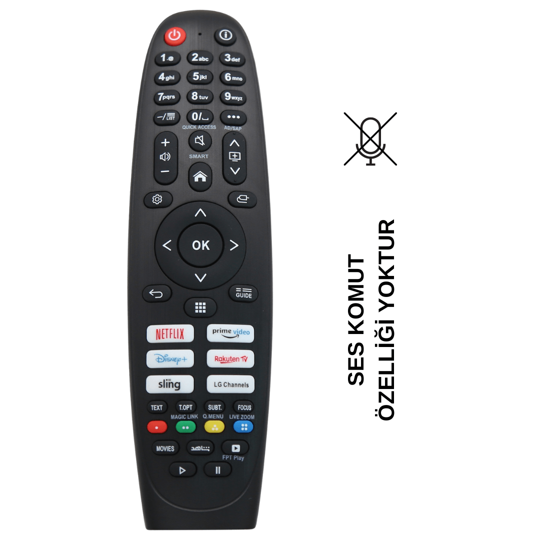 (SES KOMUTSUZ) HUAYU RM-L1888 LG UNIVERSAL LCD LED TV KUMANDA