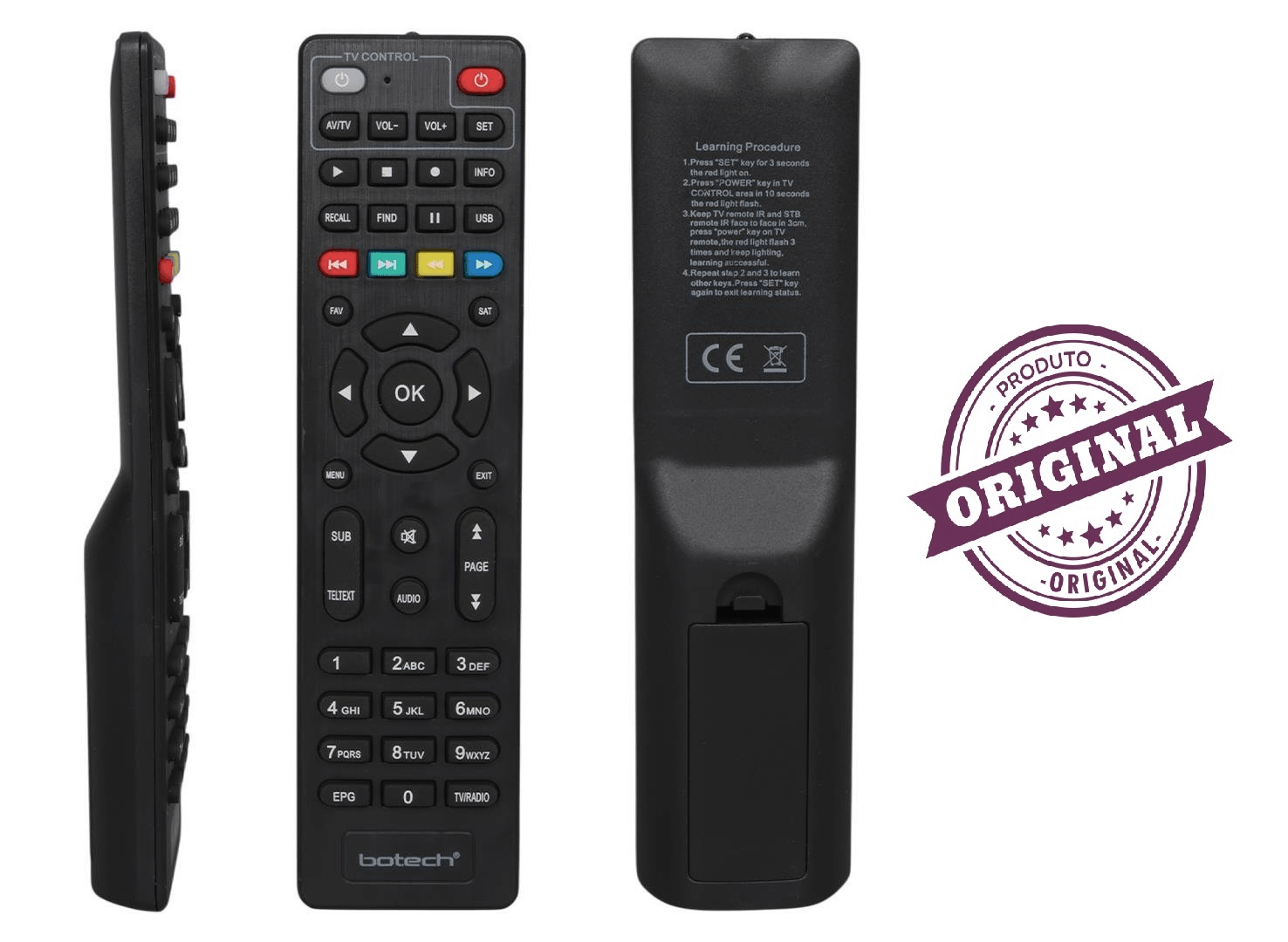 (ORJİNAL) PLATO MULTI MINI SCART HD * CINESTAR * BOTECH MINI SCART HD 502 HD UYDU ALICI KUMANDASI TV KONTROLLÜ