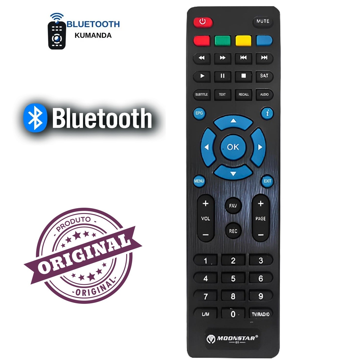 MOONSTAR MS-3000 UYDU ALICI MİNİ FULL HD DAHİLİ WIFI YOUTUBE IPTV KUMANDASI