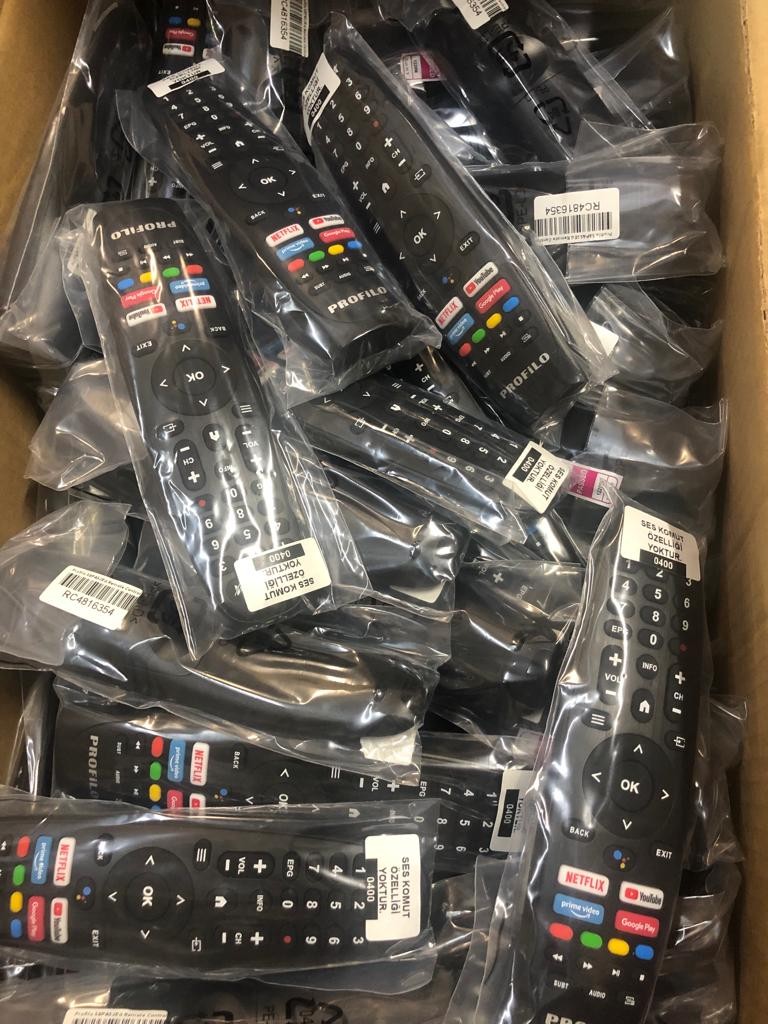 (ORJiNAL-SES KOMUTSUZ) Onvo-profilo-saba netflix-youtube-google play-prime video tuşlu lcd led tv kumanda