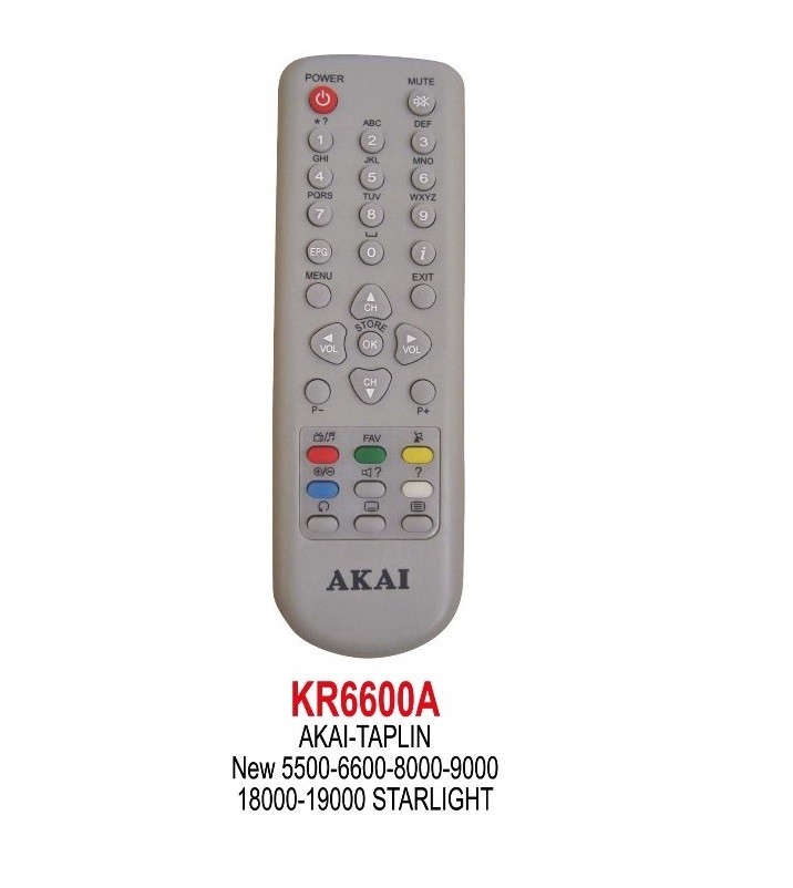 TAPLIN (AKAI 5500-6600-8000-9000-18000) UYDU KUMANDASI