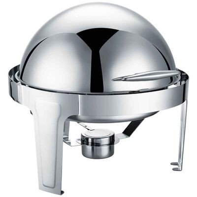 Chafing Dish Roll Top Yuvarlak 6 L