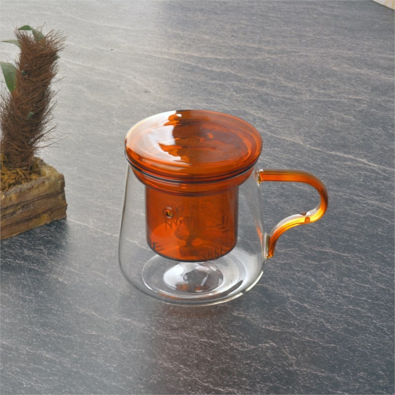 Cam Süzgeçli Kupa * Amber