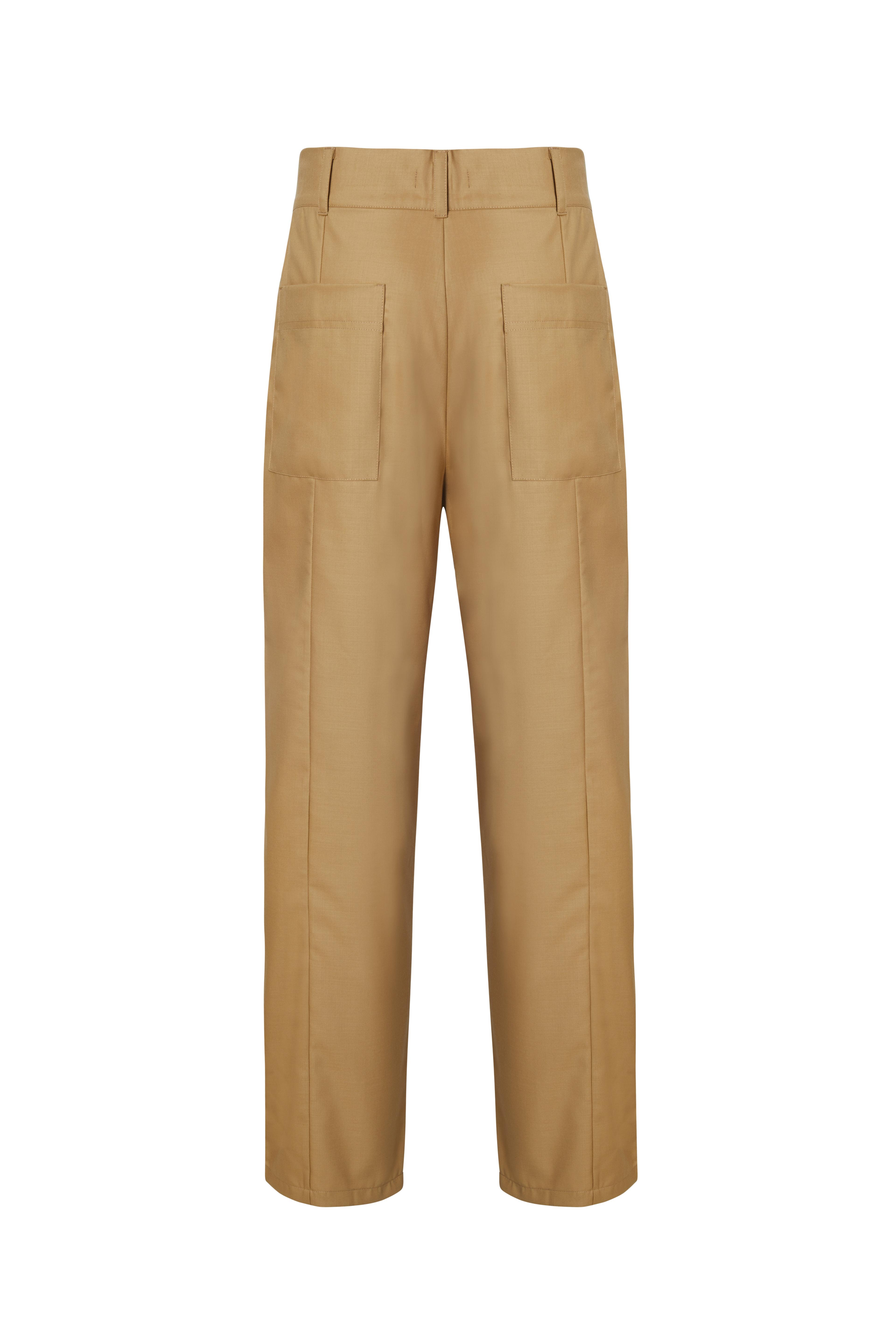 Pantalon jaune moutarde Marcus