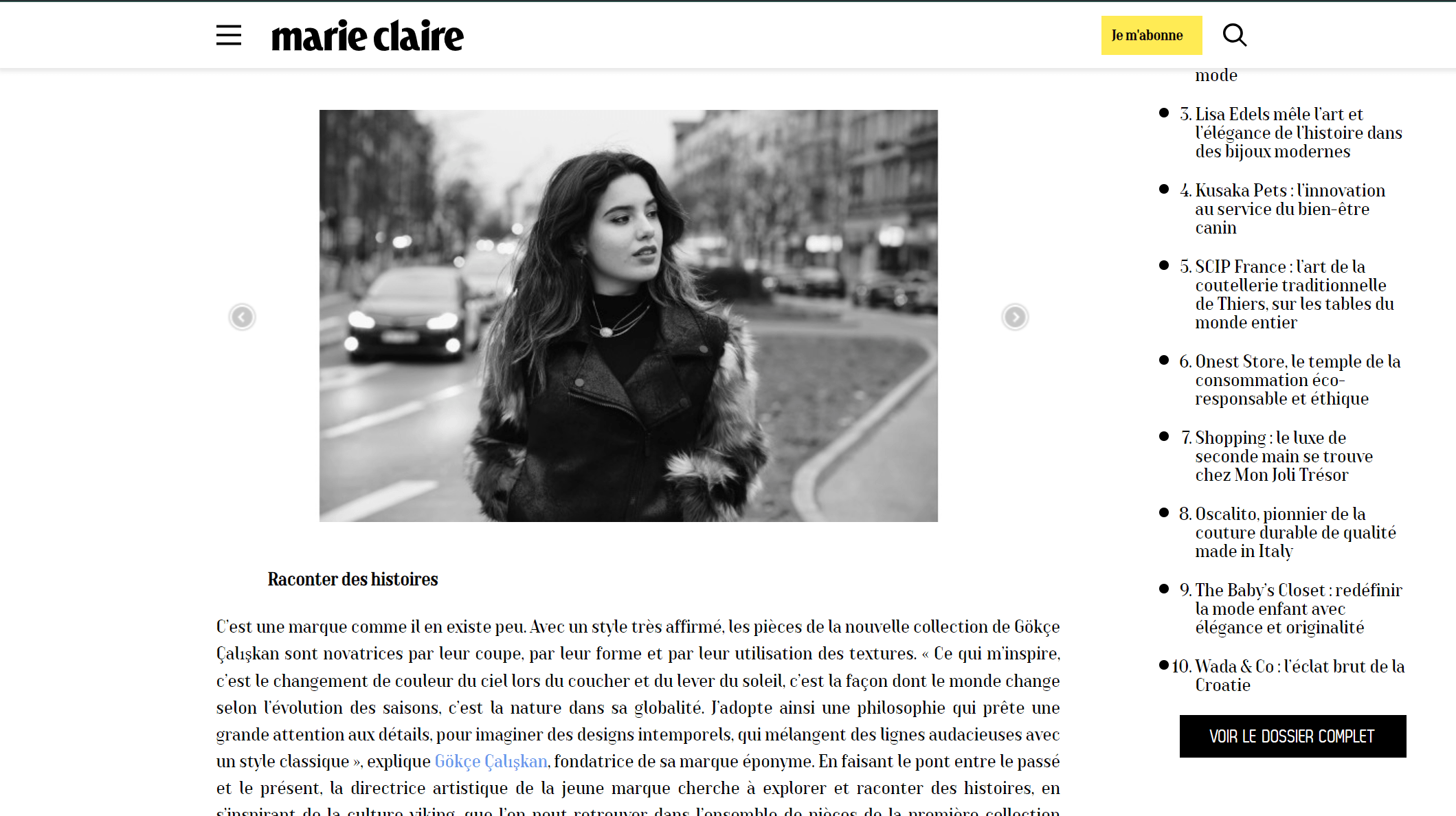 MarieClaire Interview