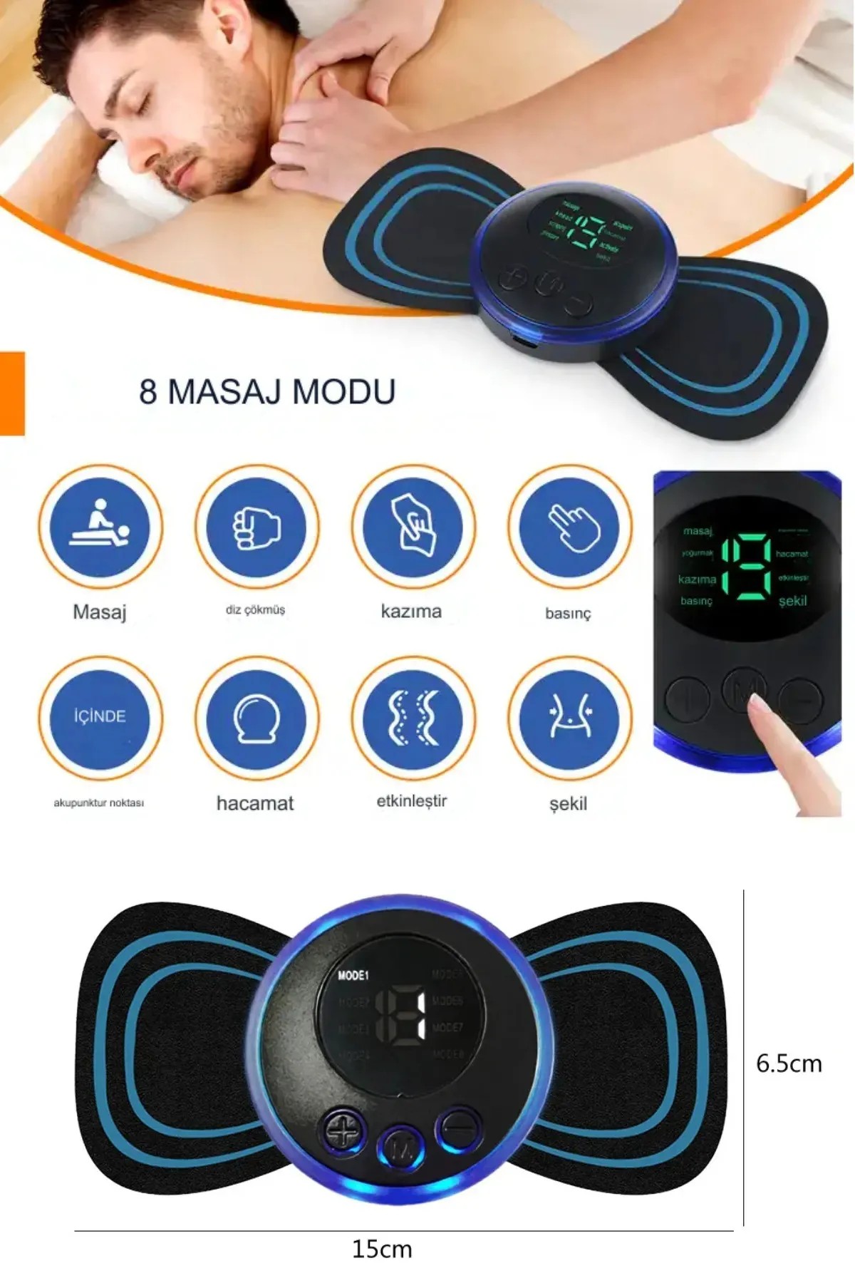 Titreşimli Elektrikli Kelebek Masaj Cihazı 