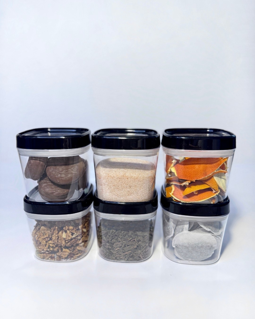Premium Quality Luxury Gıda Saklama Kabı Seti 0.6 Lt Gıda Düzenleyici Set Mutfak Organizer Seti