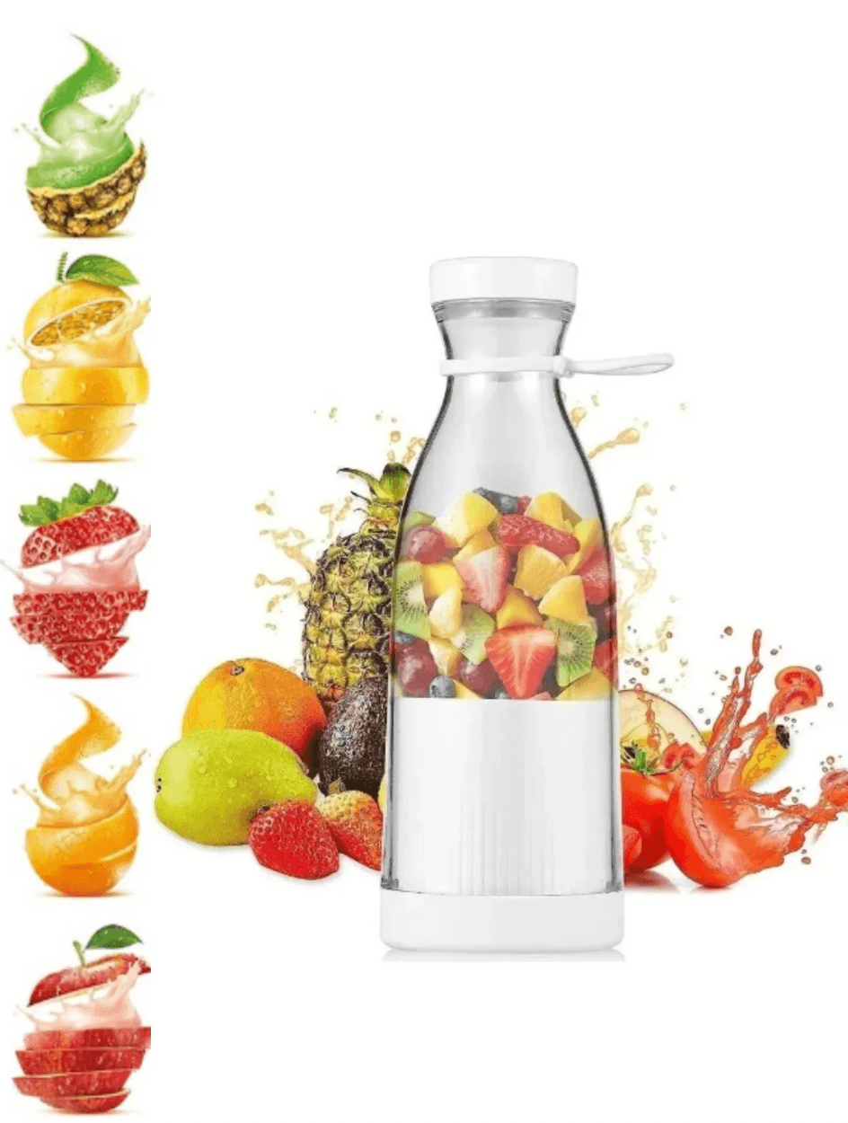 Taşınabilir Şarjlı Blender: Mini Meyve Karıştırıcı, USB Şarjlı, Pratik Smoothie Şişesi 350 ml