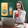 Taşınabilir Yeşil USB Şarjlı Crusher Juicer Blender 340 ml Bardak Meyve Sıkacağı