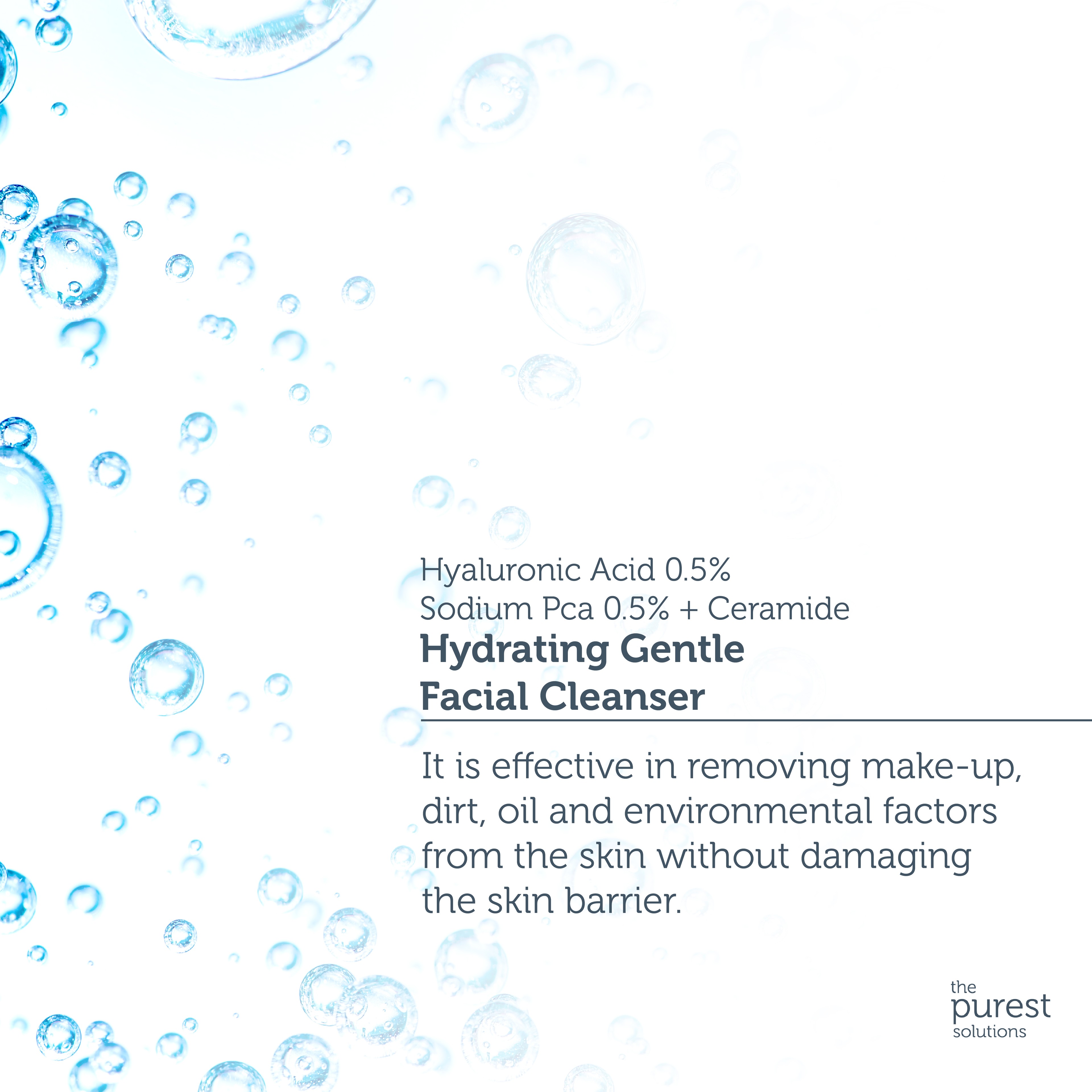 Hyaluronic Acid Hydrating Gentle Facial Cleanser Gel 200 Ml