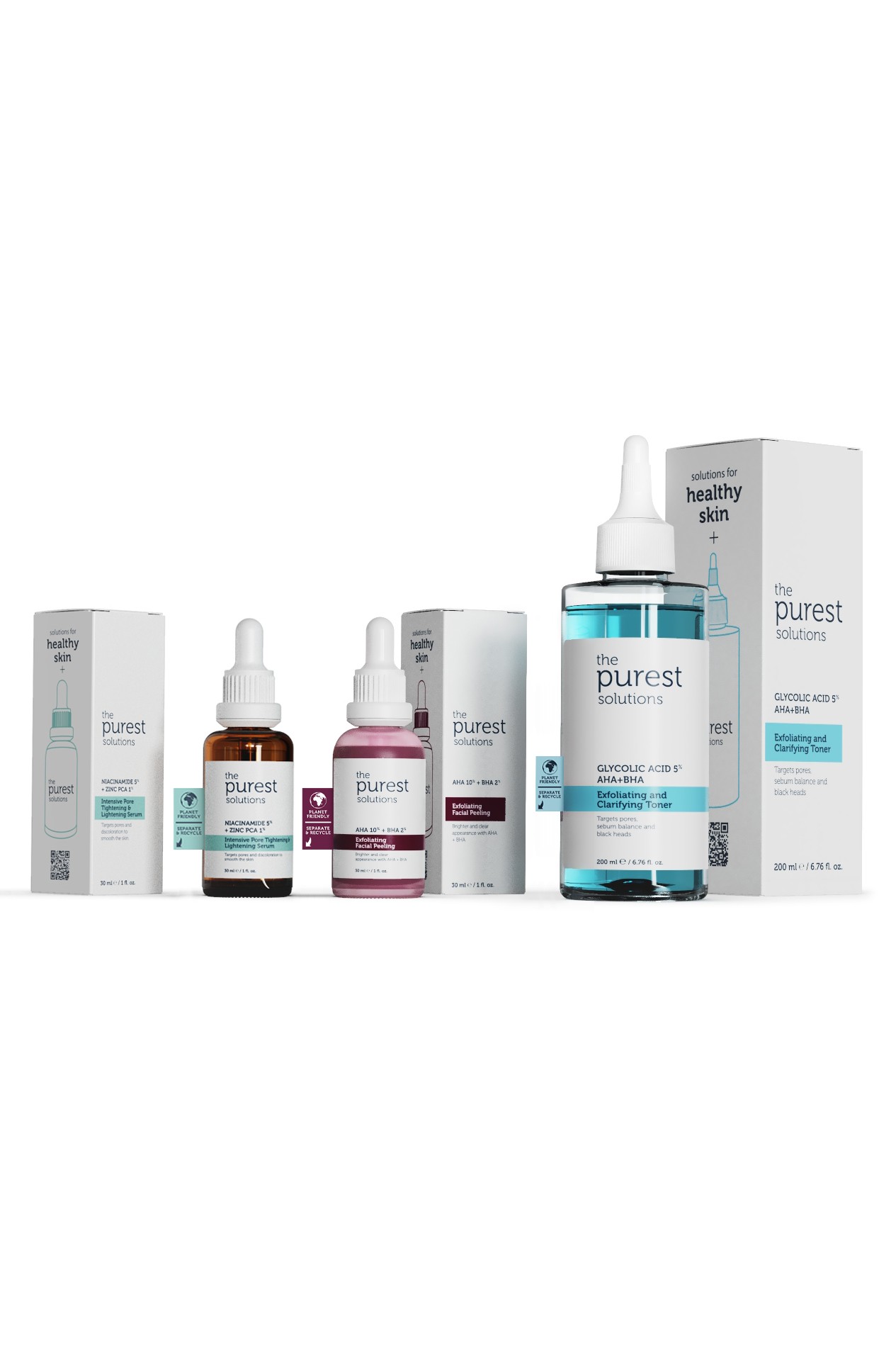 Acne/Blackhead Preventing and Brightening Skin Care Set