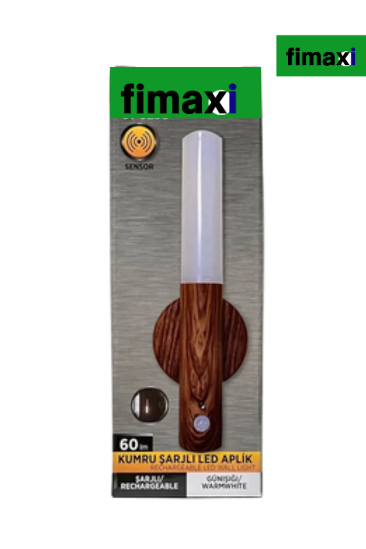 CT-5250 Kumru Şarjlı LED sensörlü Duvar Aplik Günışığı