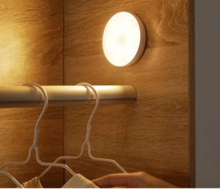 mini sensörlü, şarzlı ledli Dolap içi kabinet armatür 